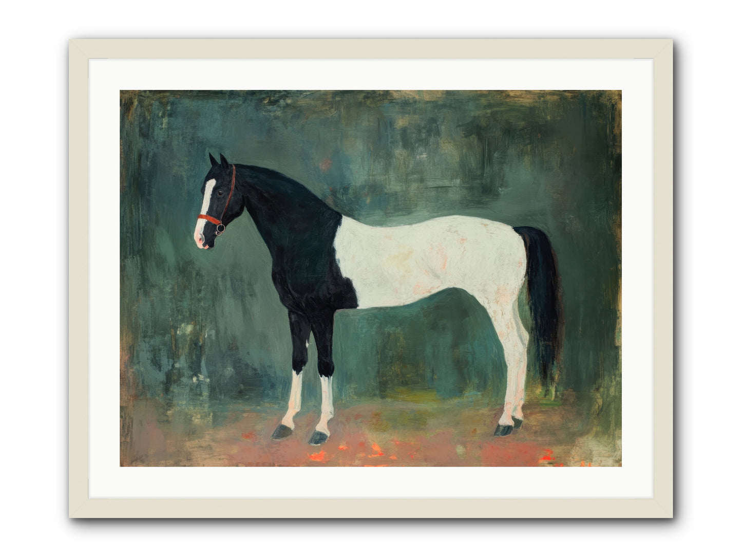 Cloud Rider -- Framed Print - White 32x24