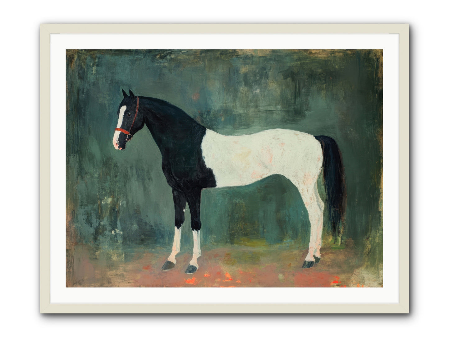 Cloud Rider -- Framed Print - White 40x30