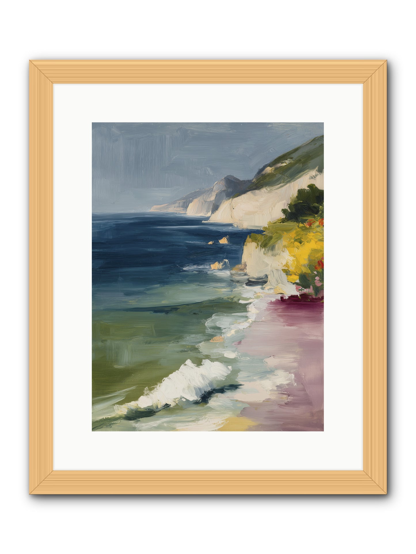 Cloudless Skies -- Framed Print - Natural 12x16