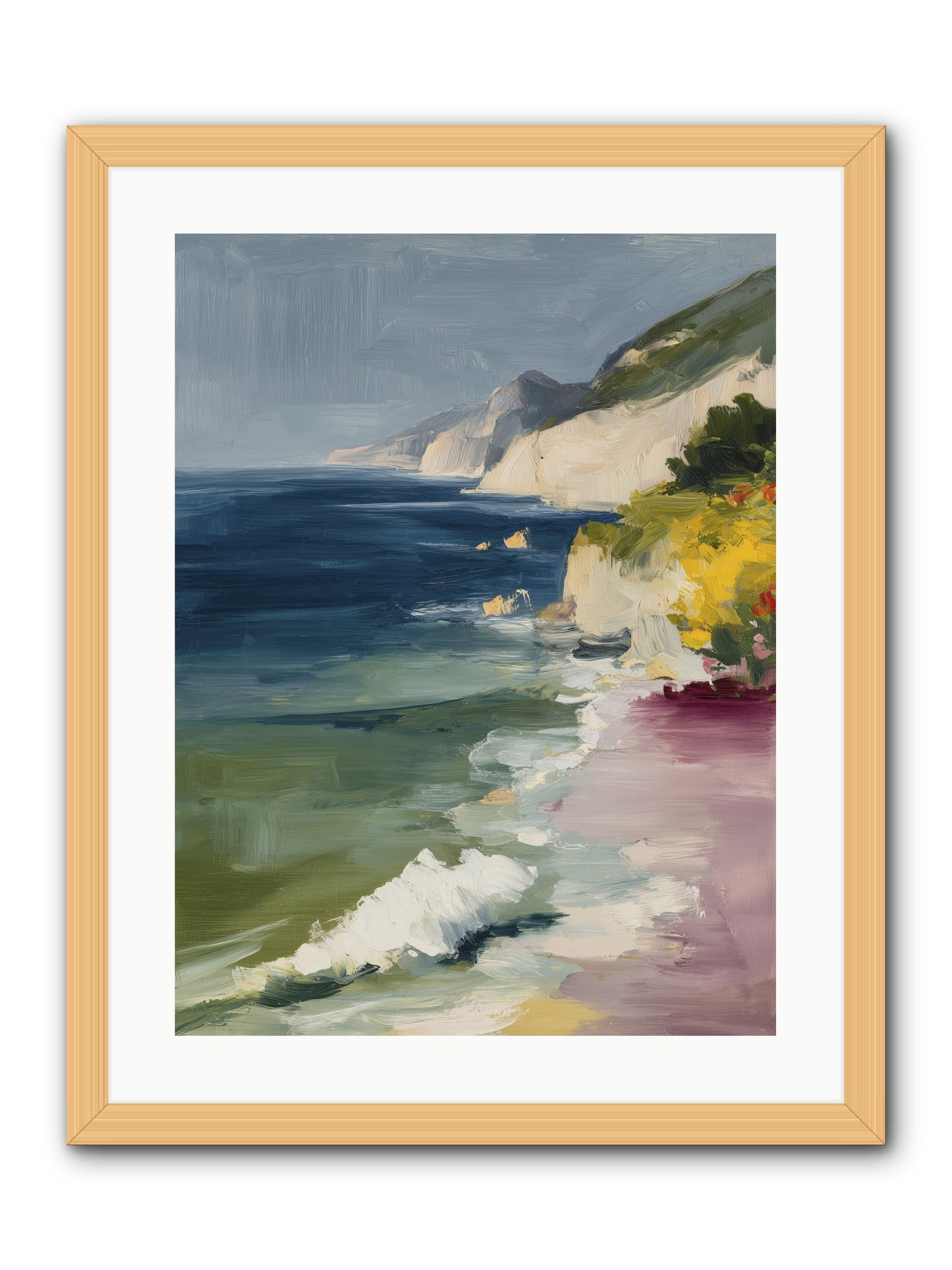 Cloudless Skies -- Framed Print - Natural 18x24