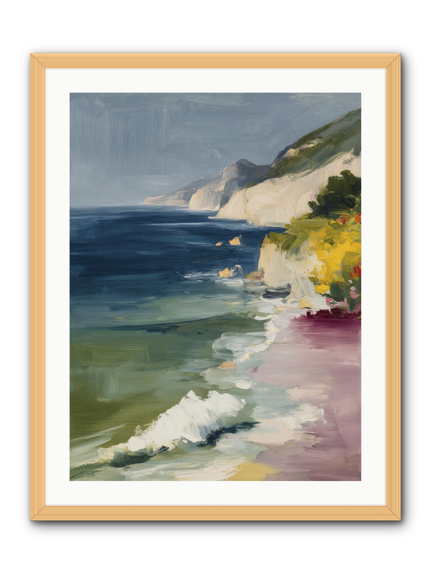 Cloudless Skies -- Framed Print - Natural 24x32