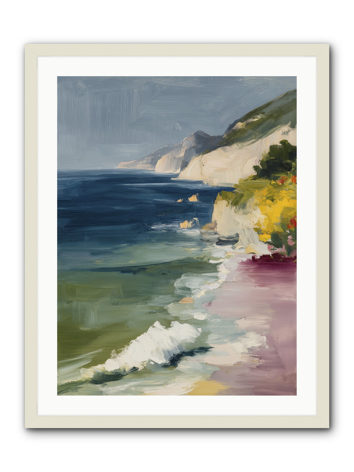 Cloudless Skies -- Framed Print - White 24x32