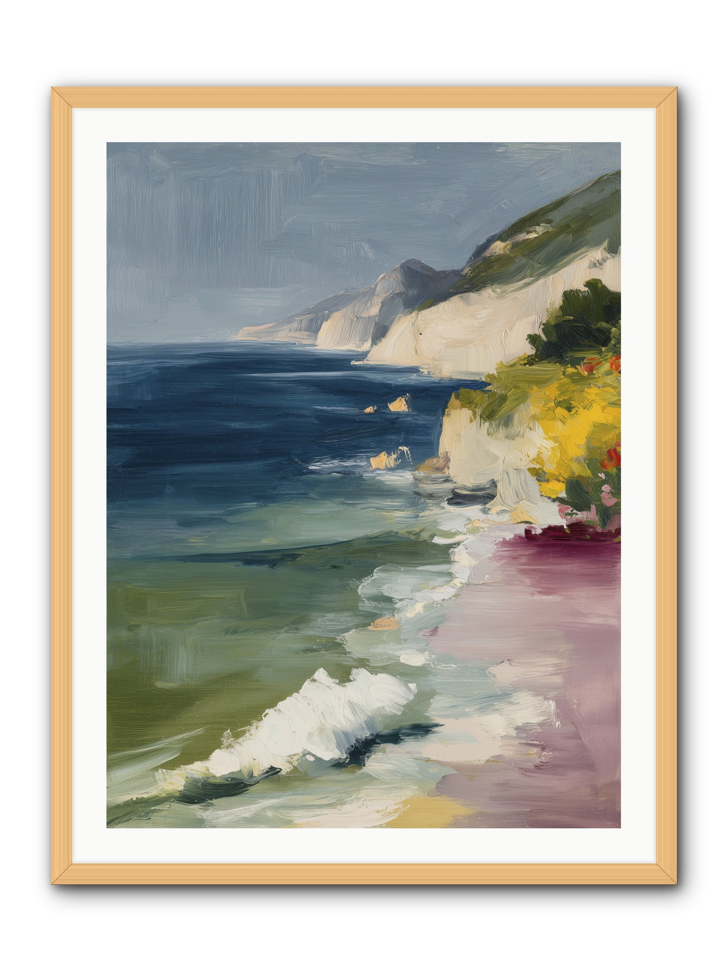Cloudless Skies -- Framed Print - Natural 30x40