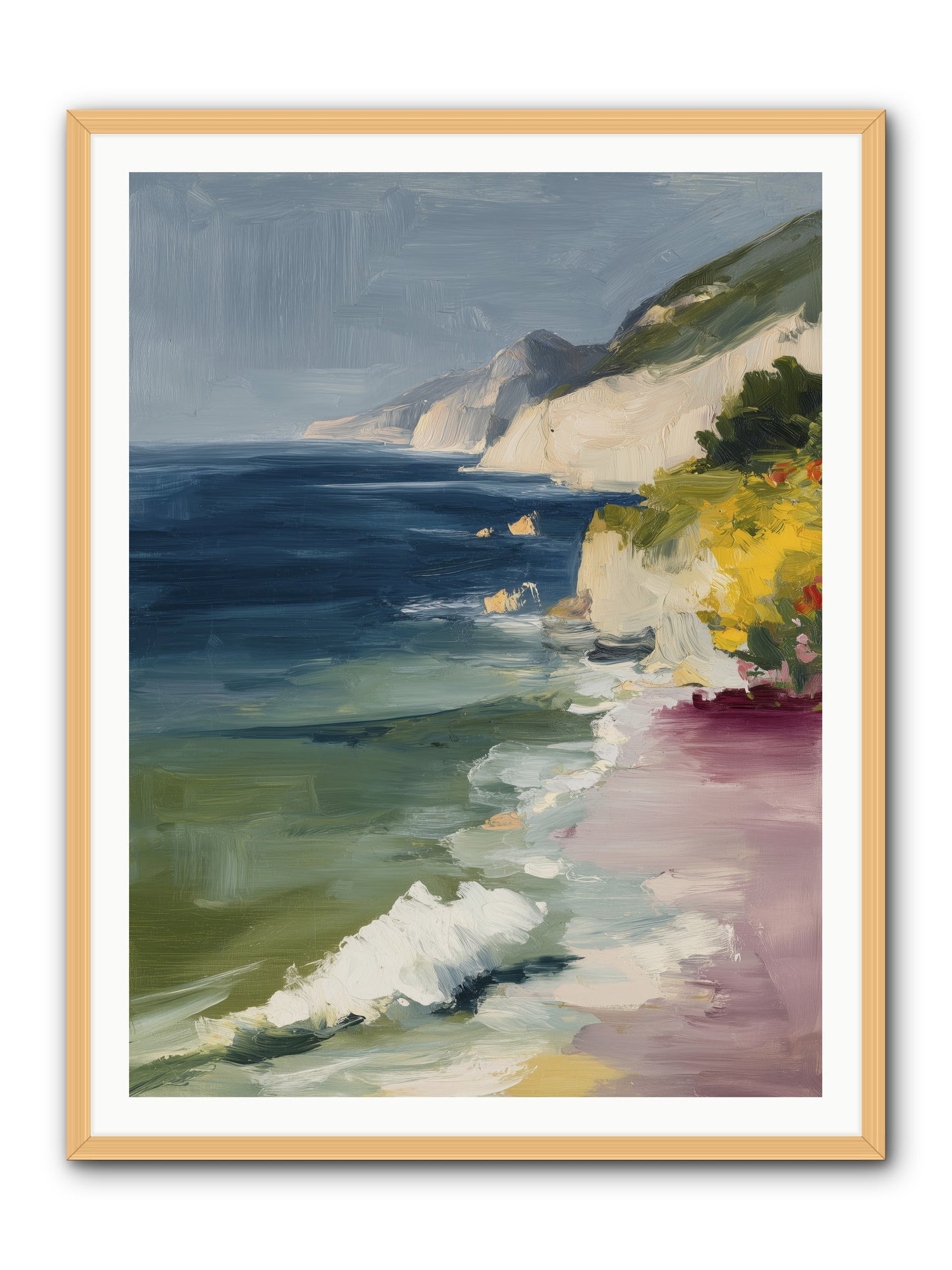 Cloudless Skies -- Framed Print - Natural 36x48