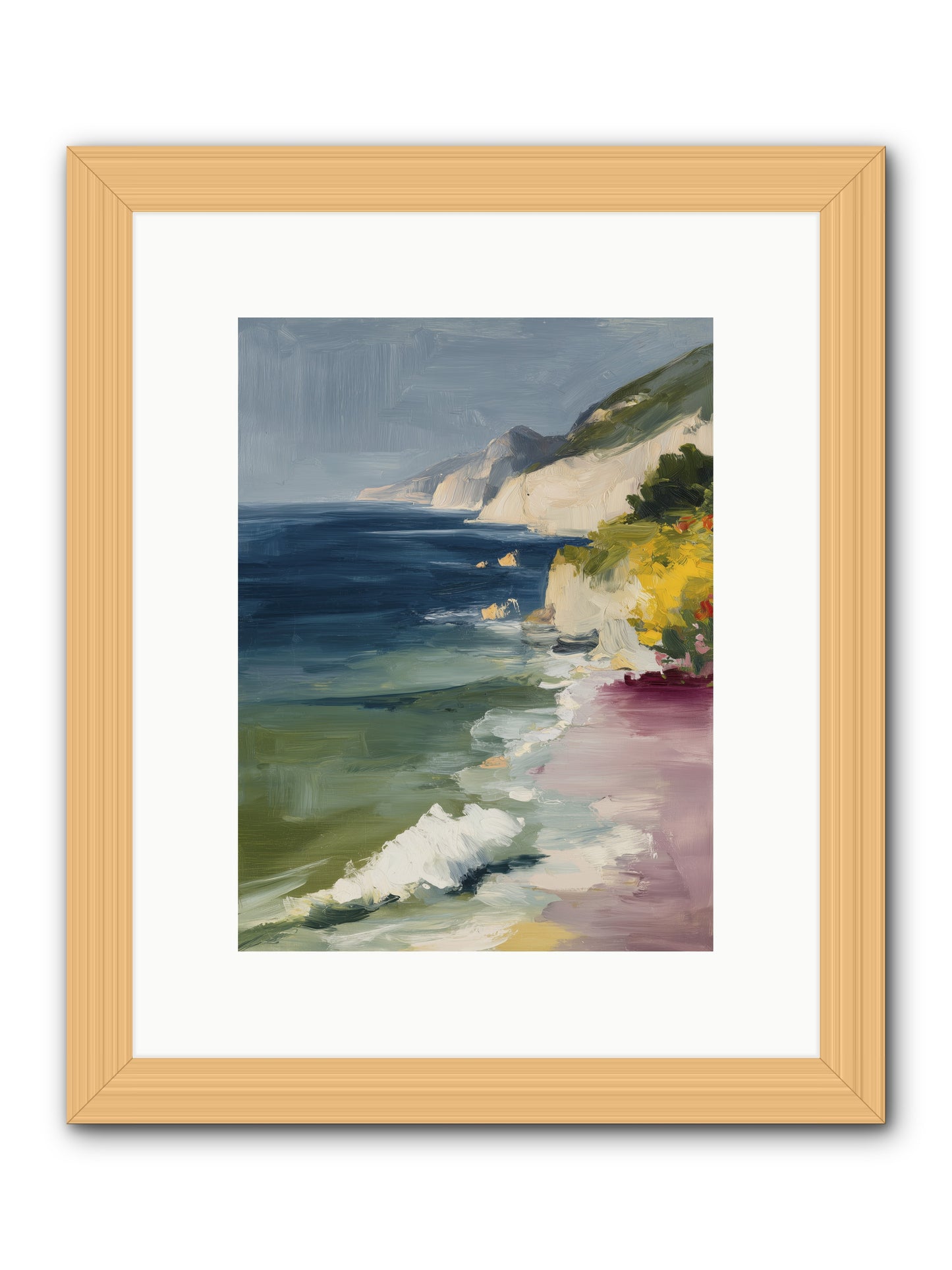 Cloudless Skies -- Framed Print - Natural 9x12