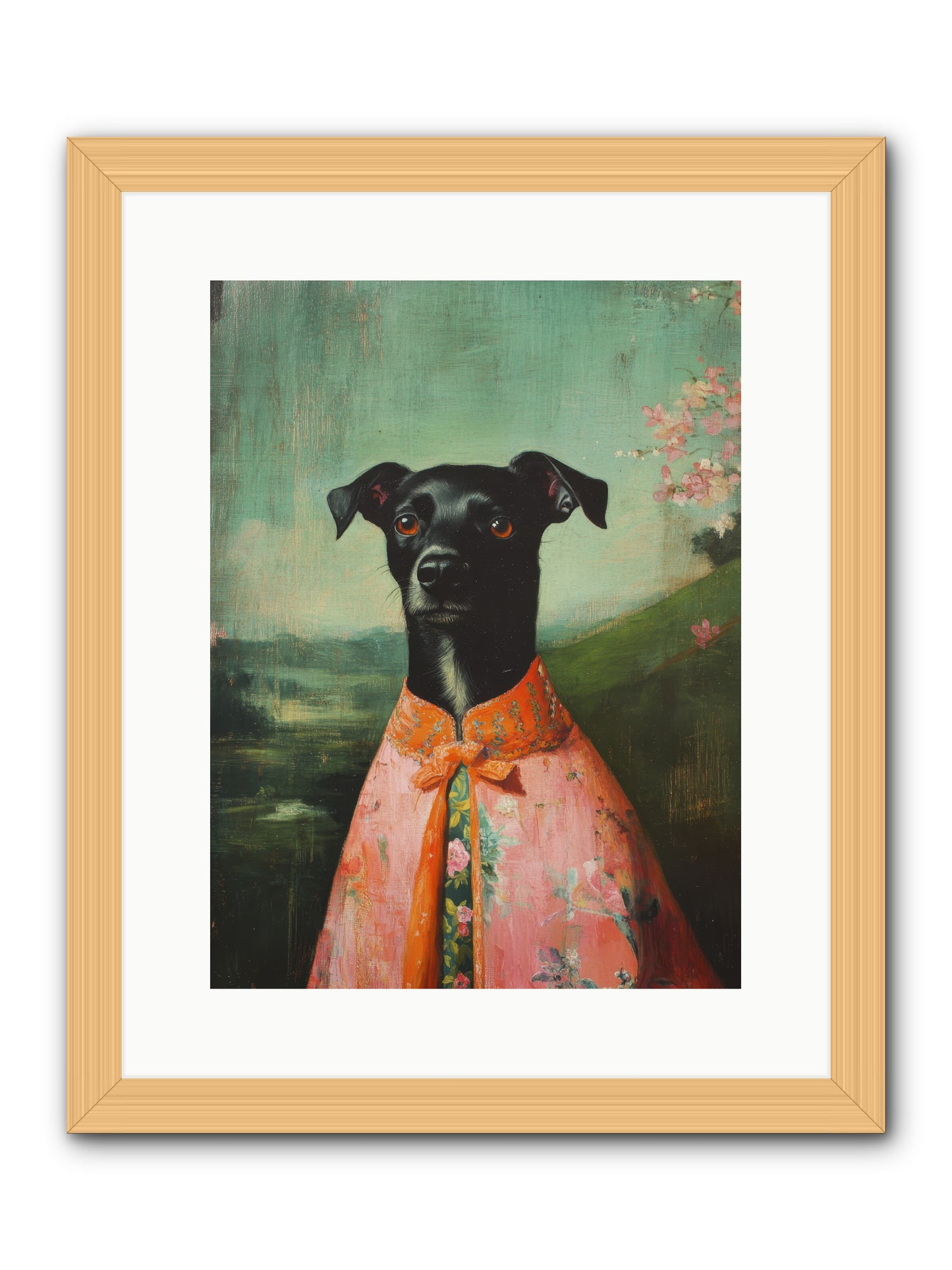 Clover Mae -- Framed Print - Natural 12x16