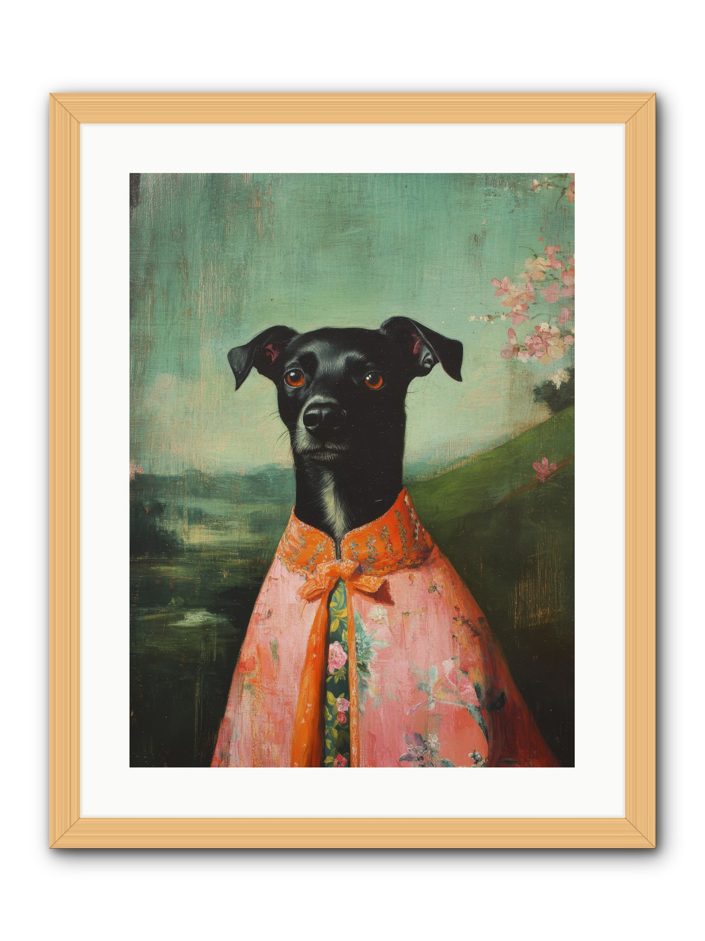 Clover Mae -- Framed Print - Natural 18x24