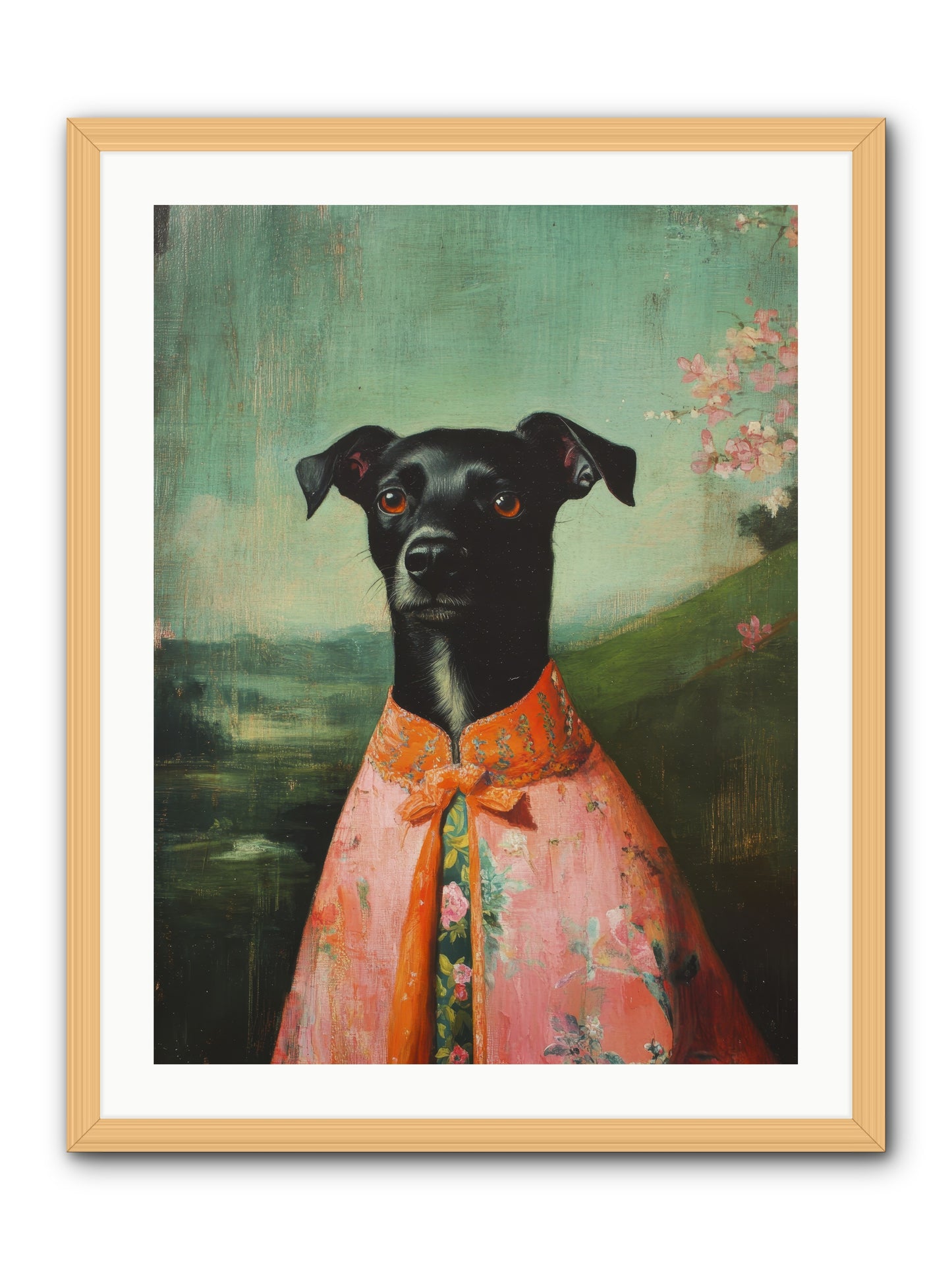 Clover Mae -- Framed Print - Natural 24x32
