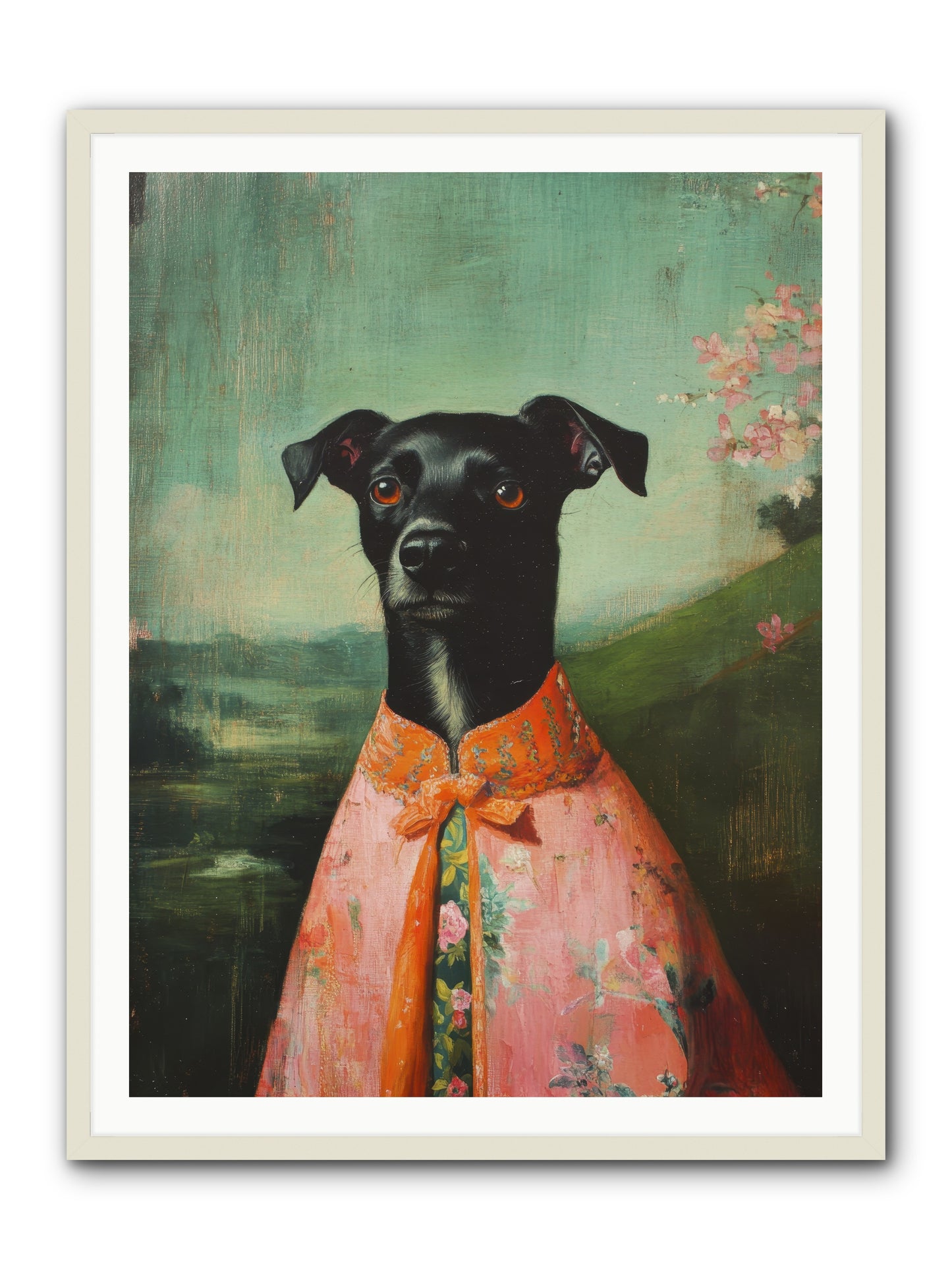 Clover Mae -- Framed Print - White 36x48