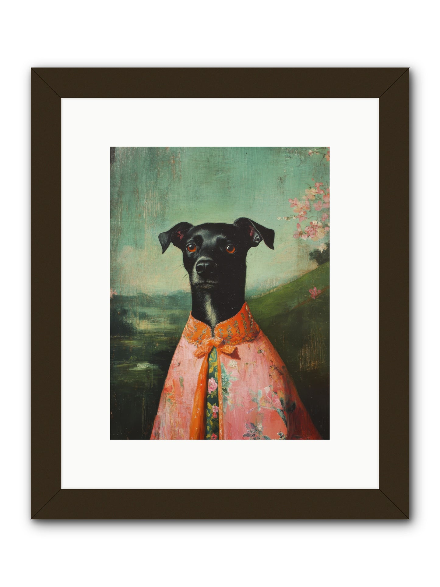 Clover Mae -- Framed Print - Black 9x12