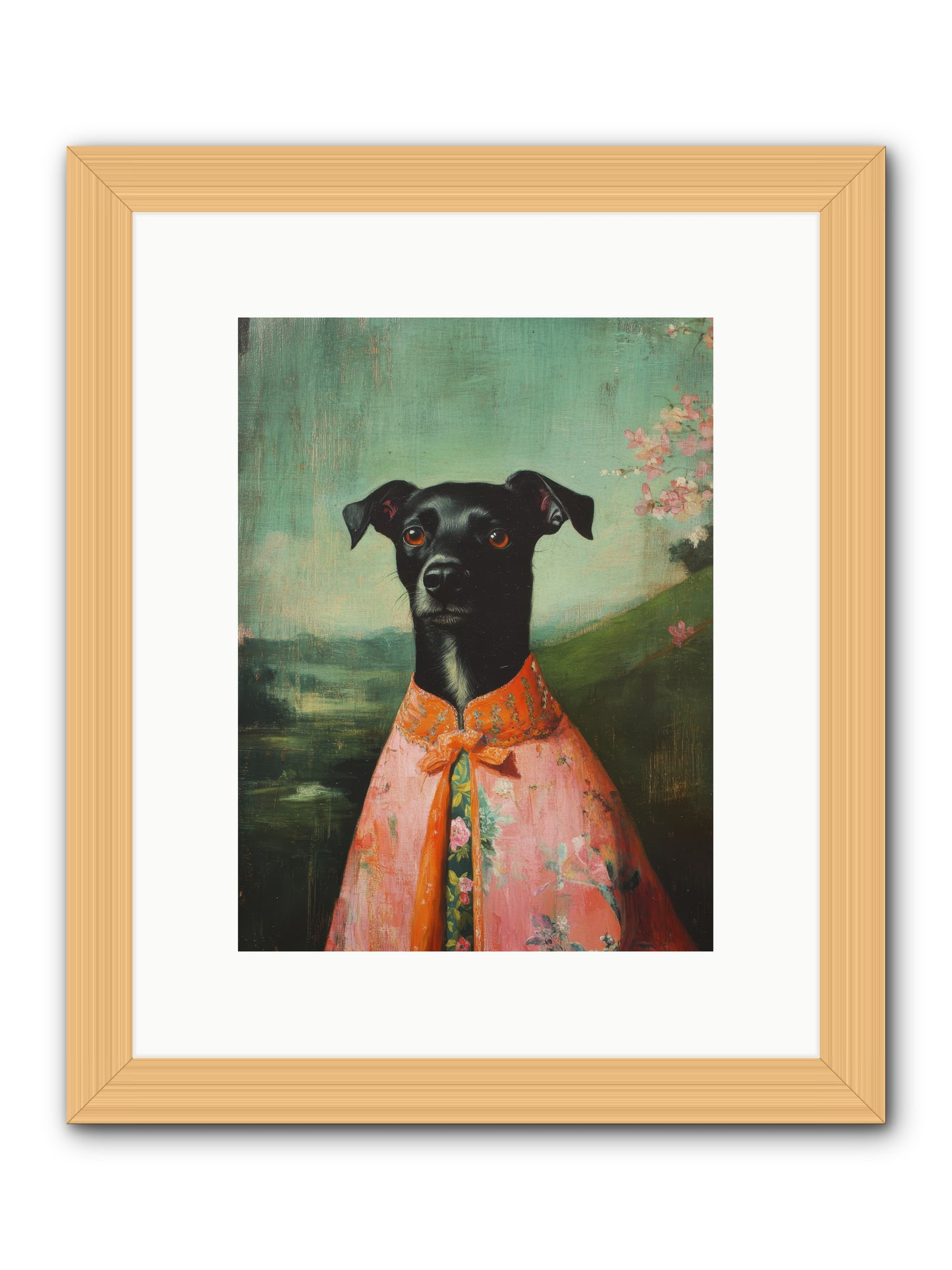 Clover Mae -- Framed Print - Natural 9x12