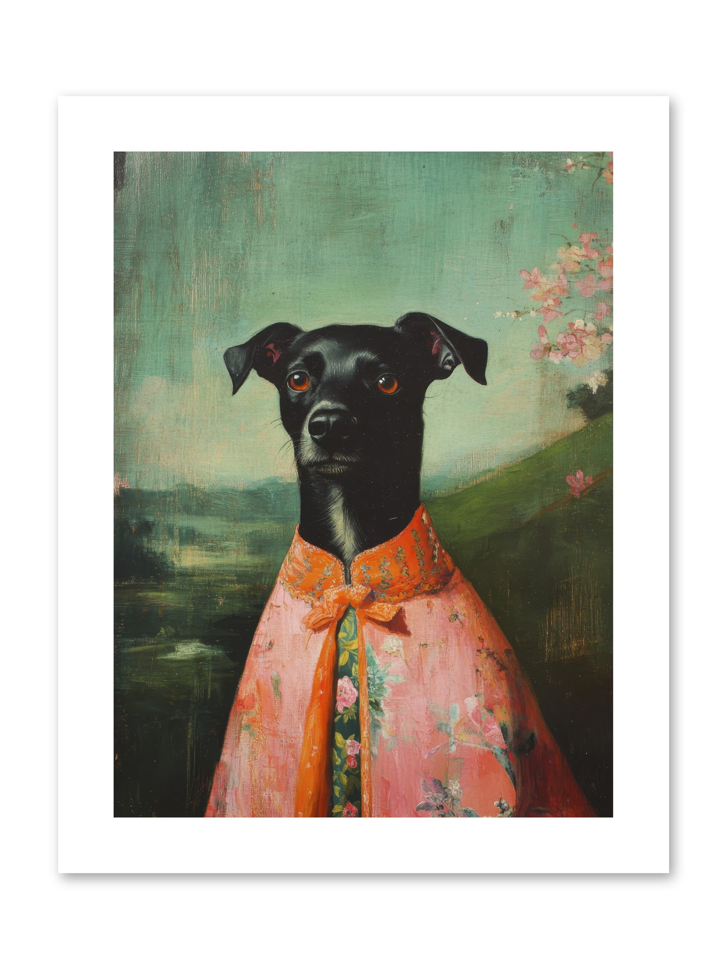 Clover Mae -- Loose Canvas Print 9x12