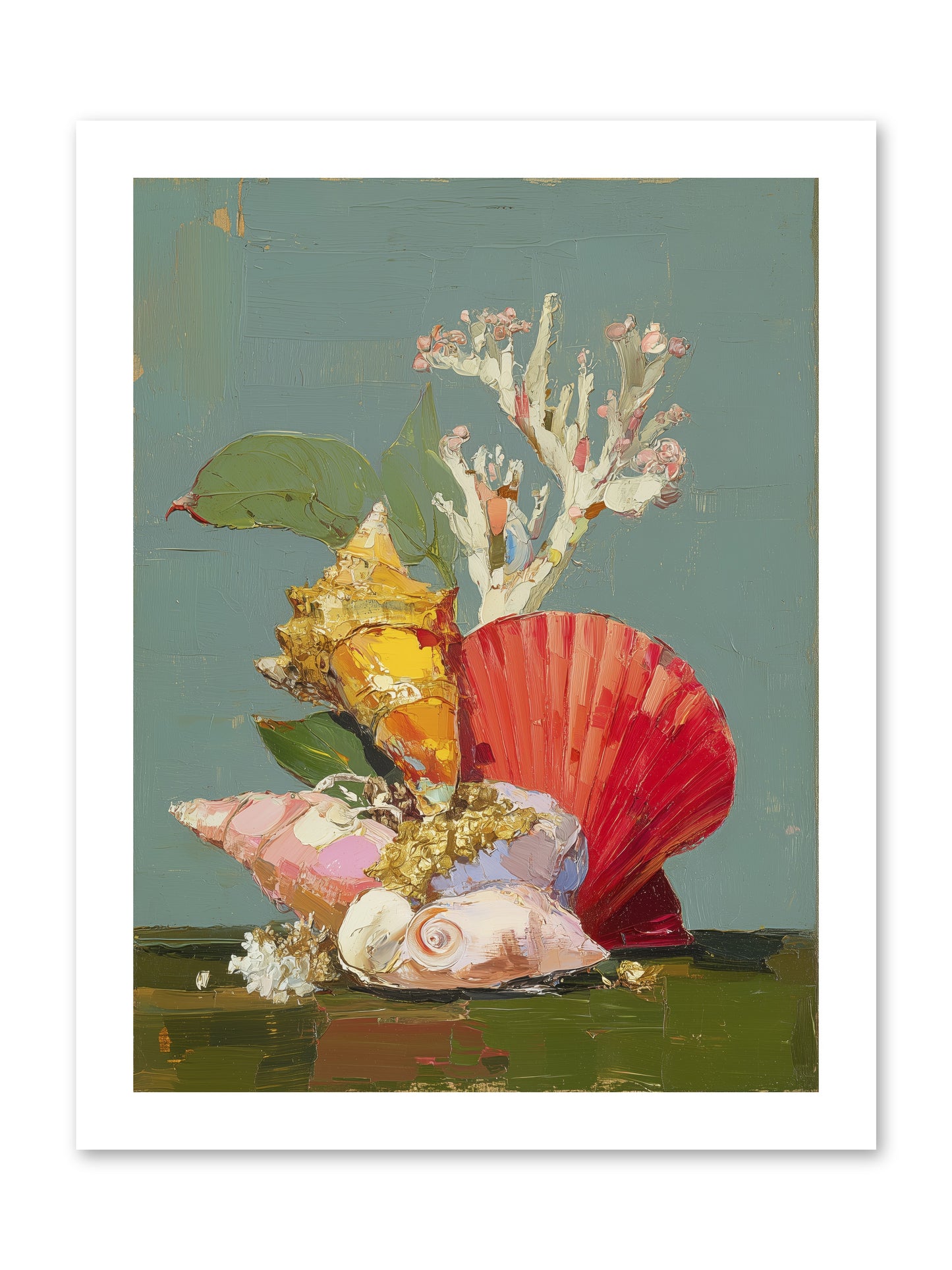 Coastal Archaeology -- Loose Canvas Print 12x16