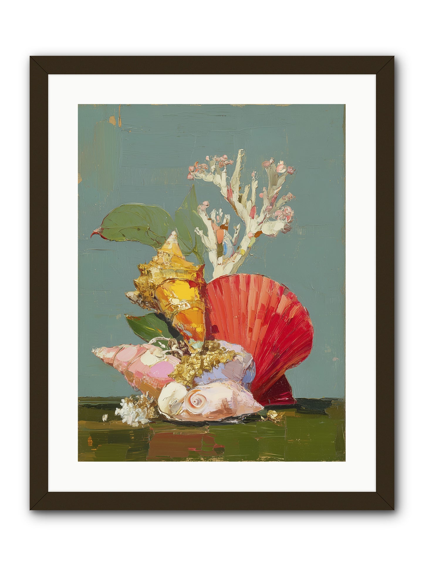 Coastal Archaeology -- Framed Print - Black 18x24
