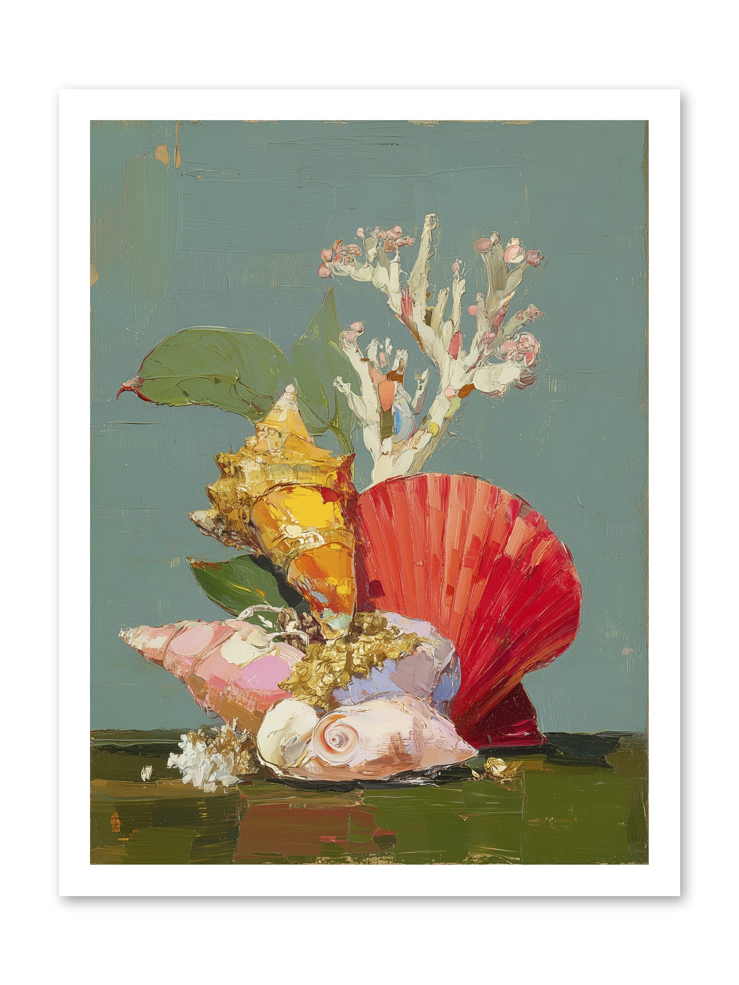 Coastal Archaeology -- Loose Canvas Print 18x24