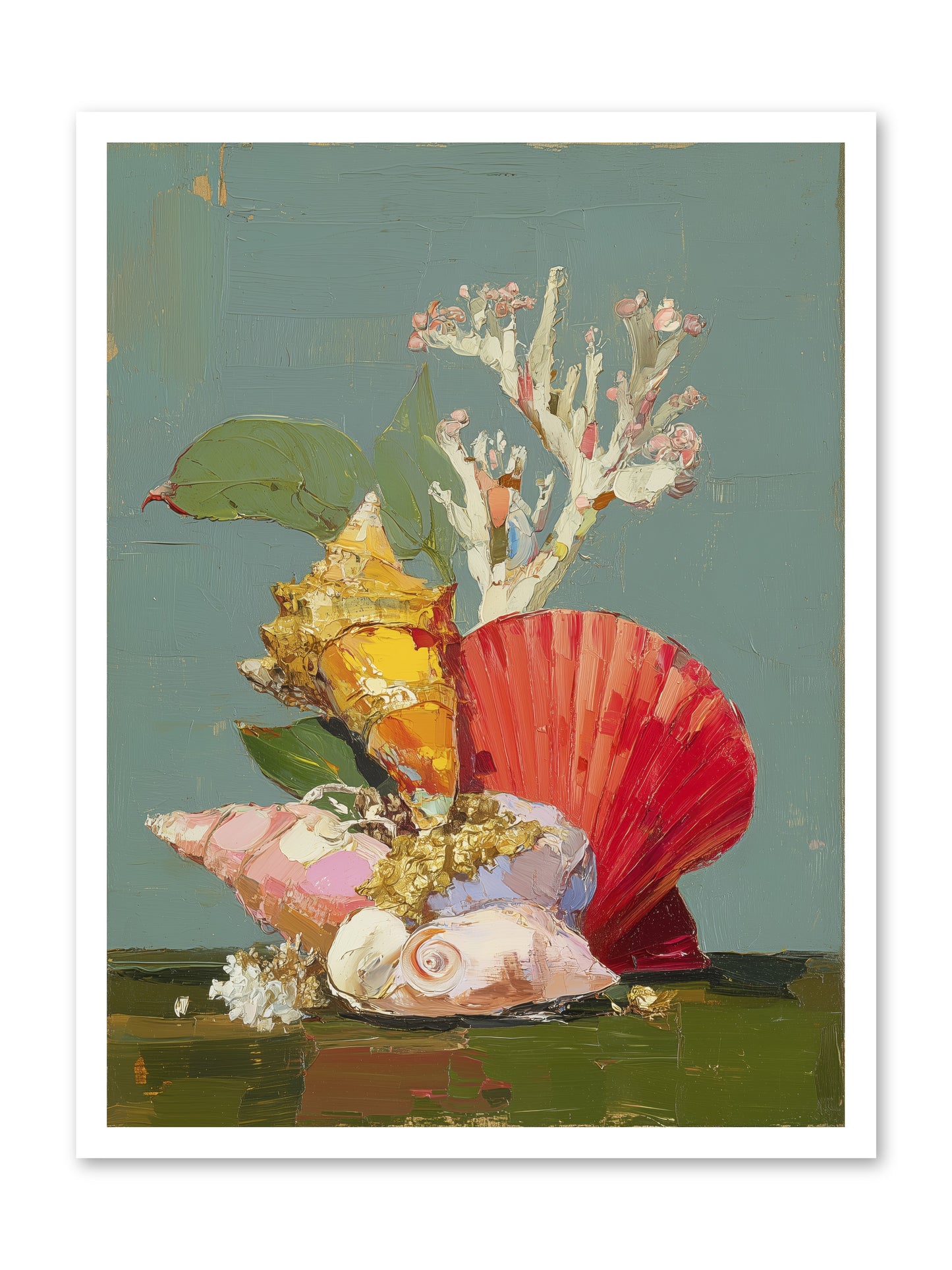 Coastal Archaeology -- Loose Canvas Print 24x32