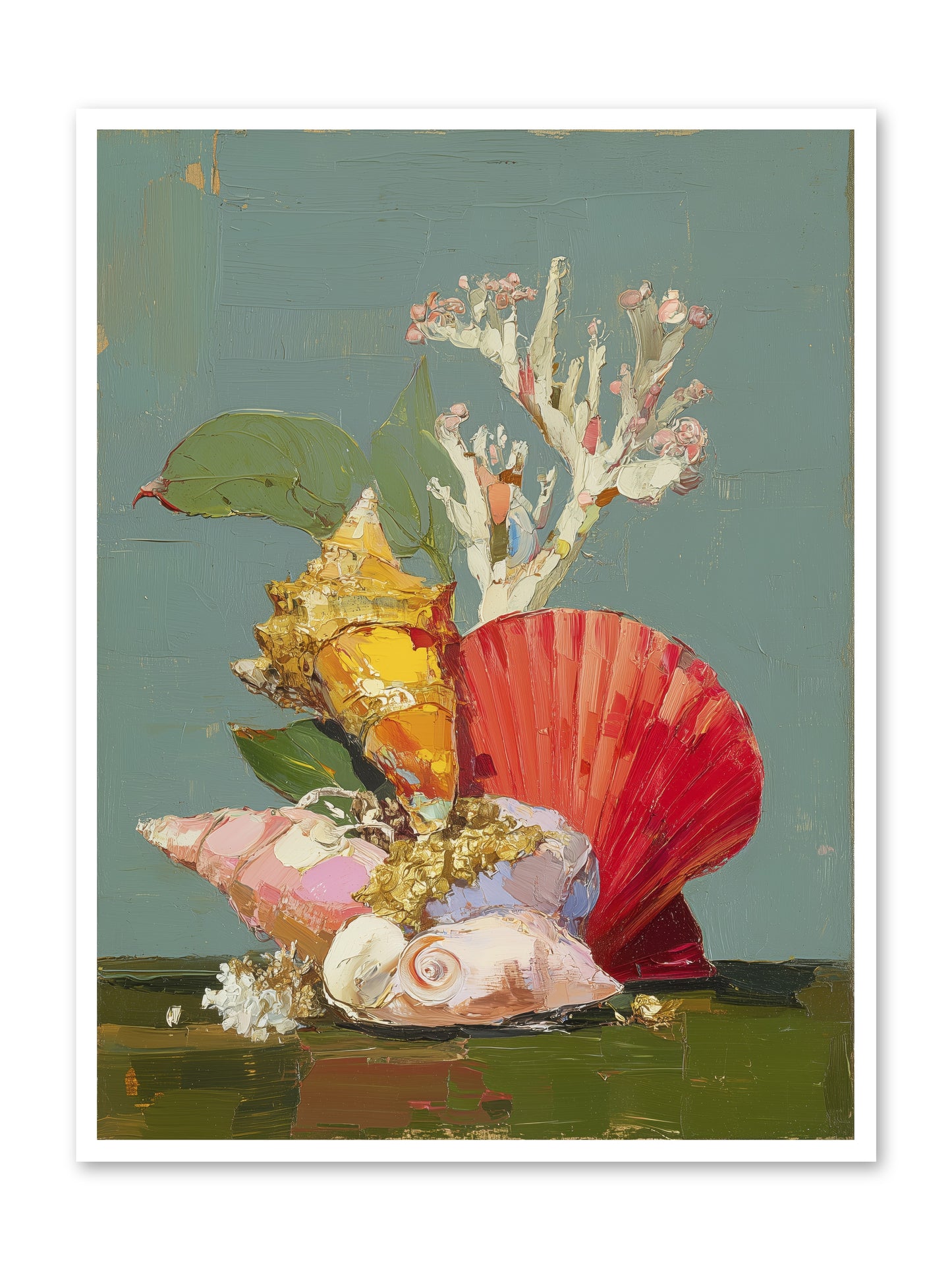 Coastal Archaeology -- Loose Canvas Print 36x48