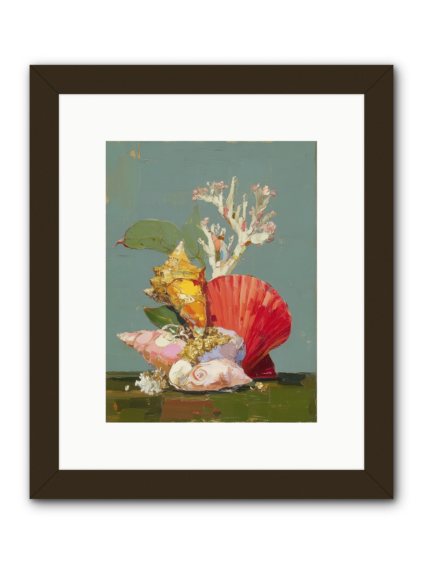 Coastal Archaeology -- Framed Print - Black 9x12