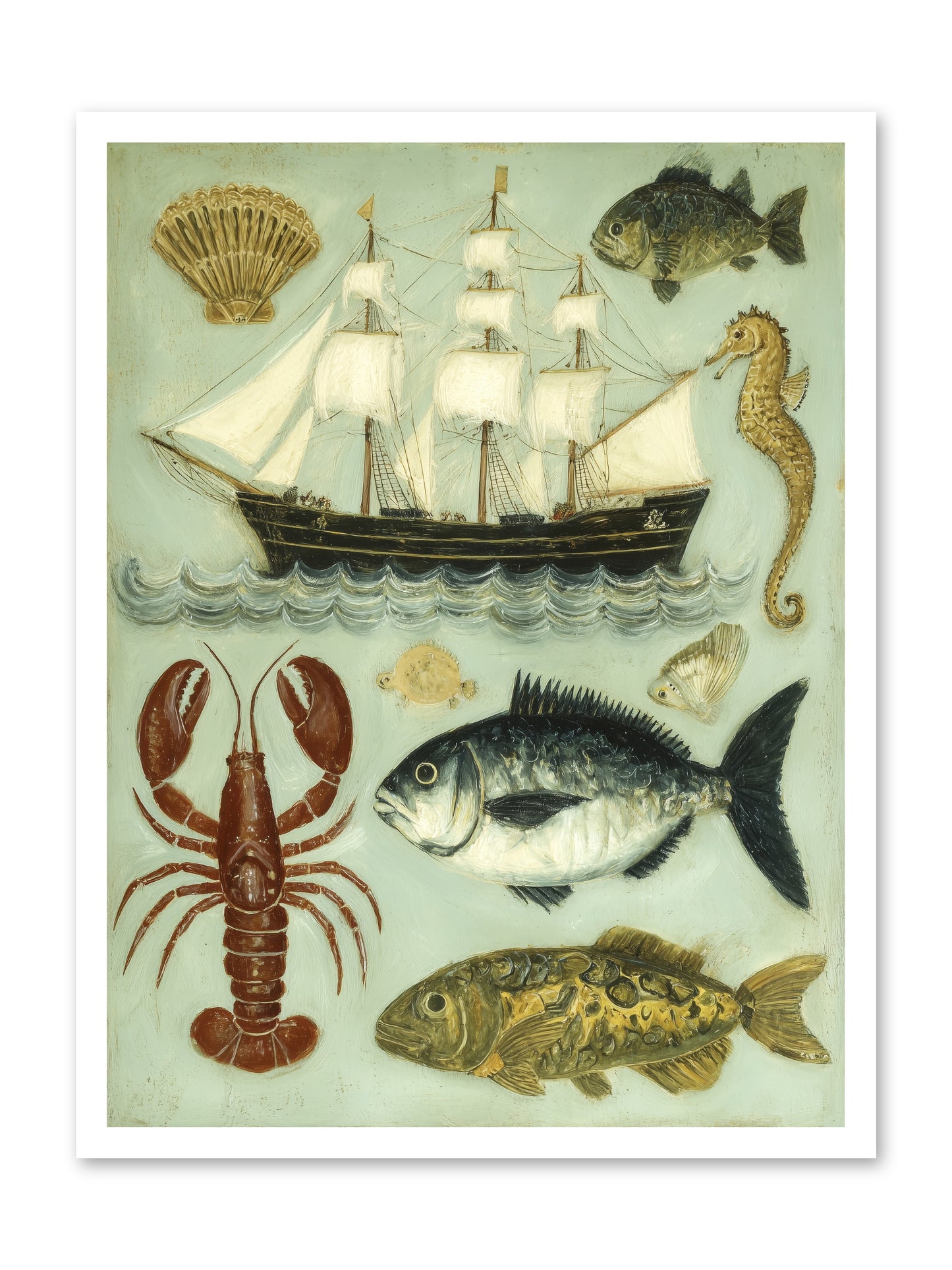 Coastal Chronicles -- Paper Print 24x32