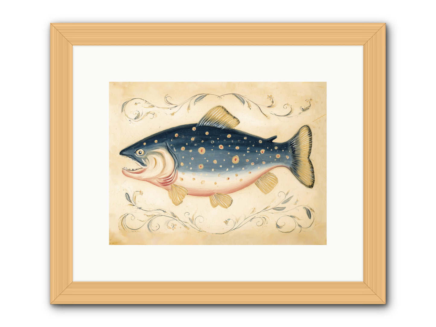 Coastal Drifter -- Framed Print - Natural 12x9
