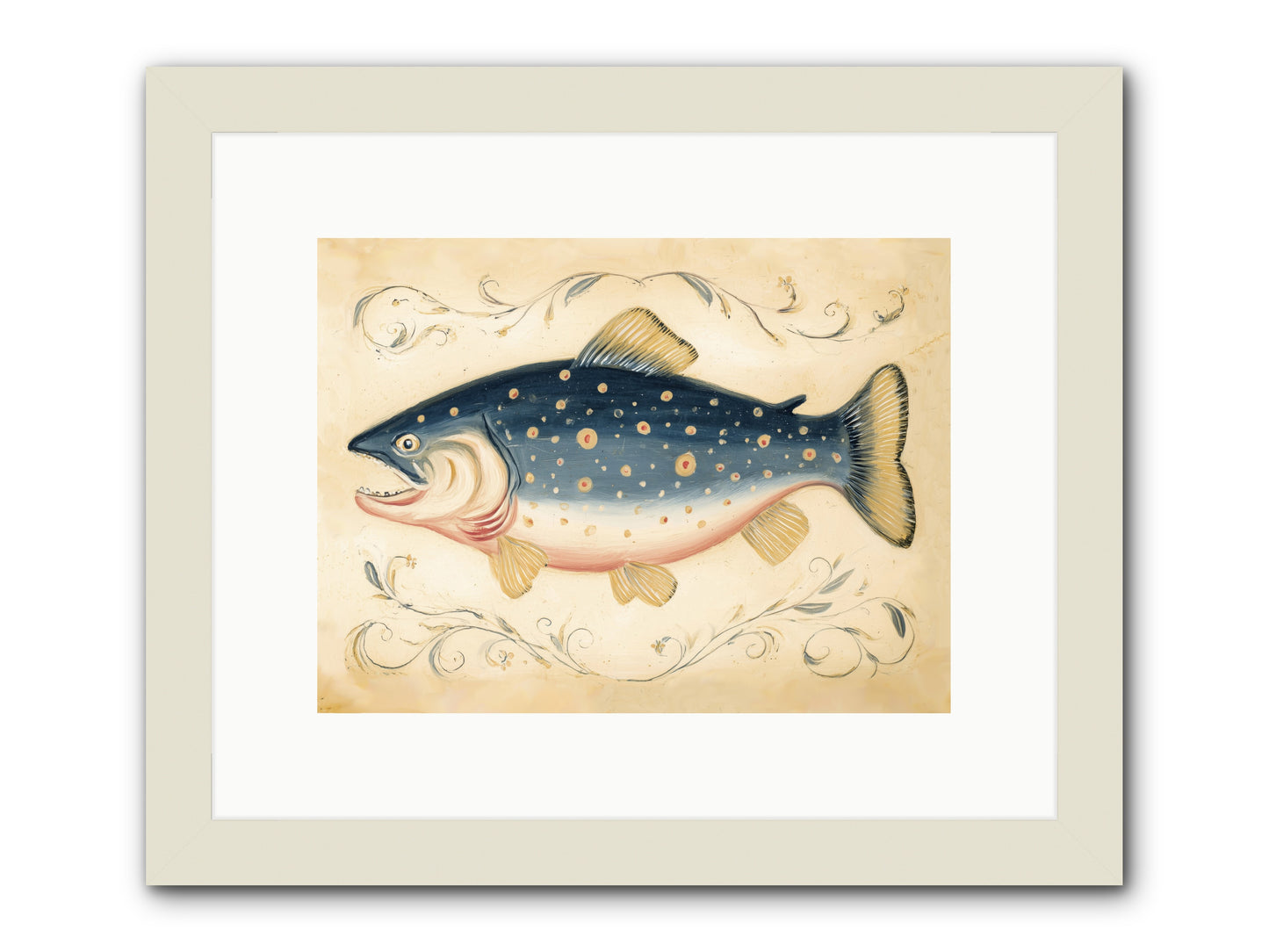 Coastal Drifter -- Framed Print - White 12x9