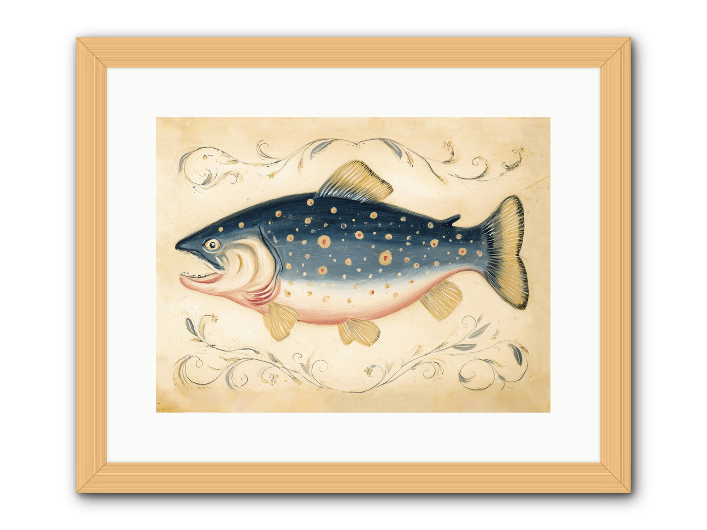 Coastal Drifter -- Framed Print - Natural 16x12