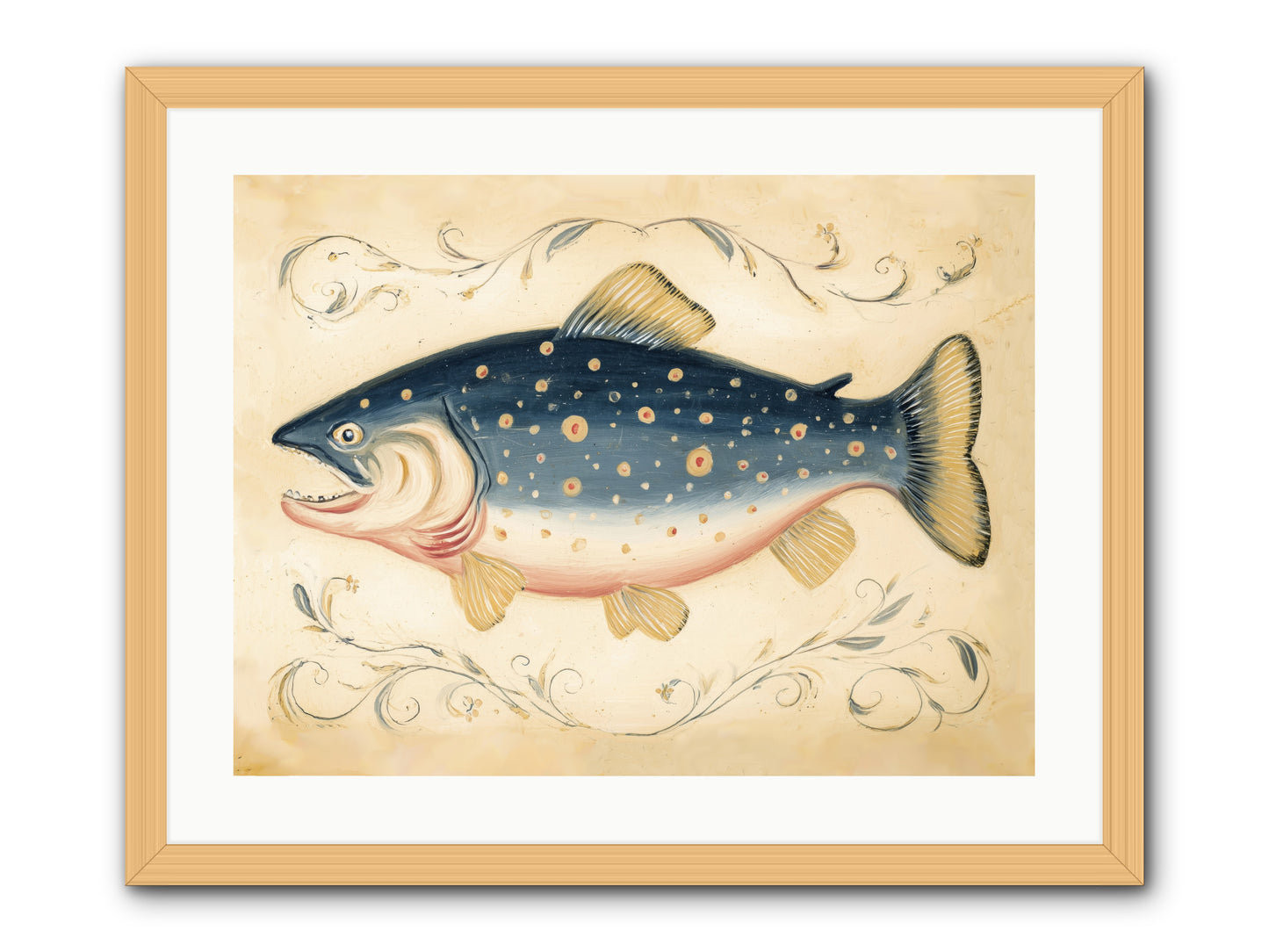 Coastal Drifter -- Framed Print - Natural 24x18