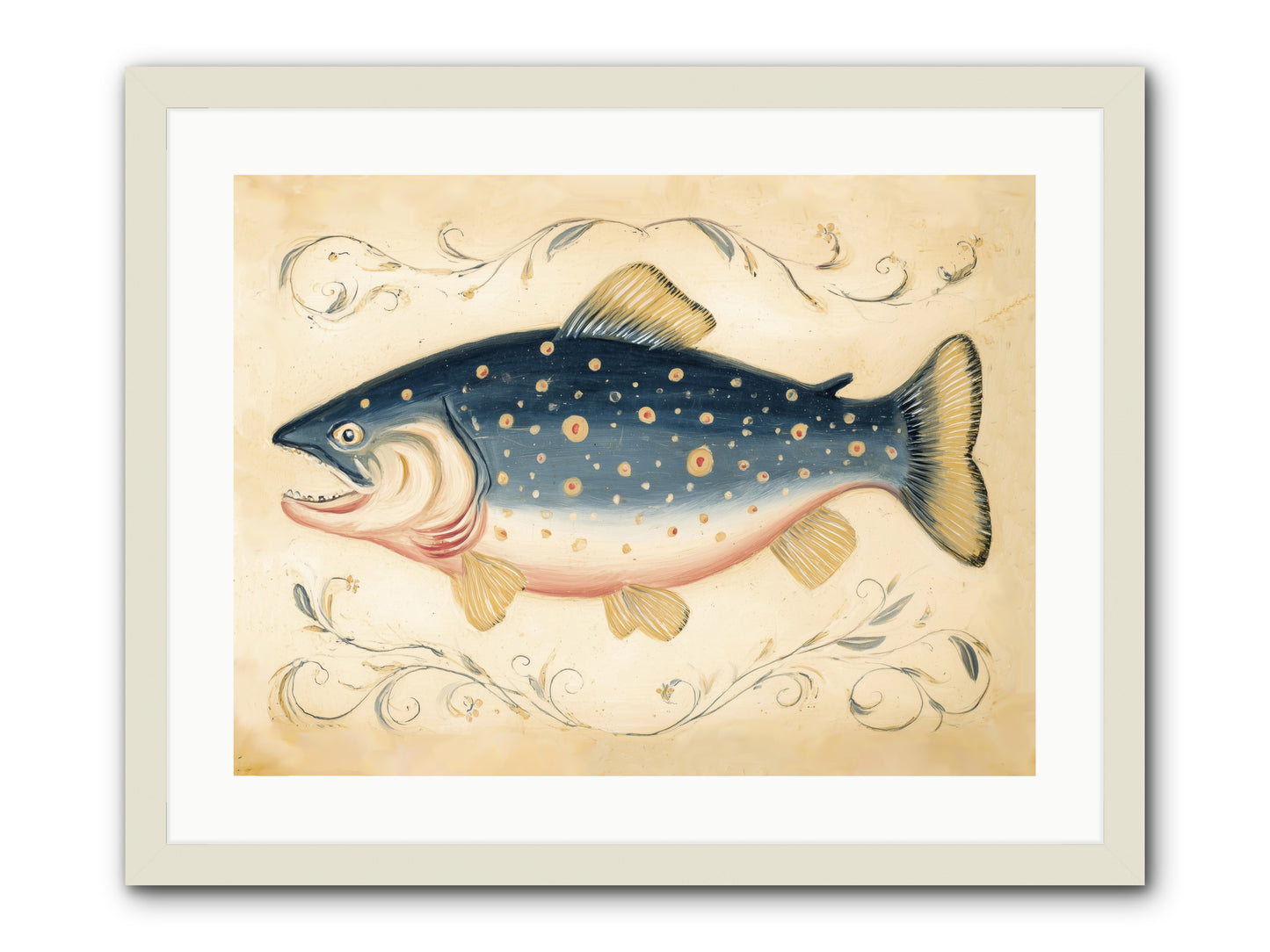 Coastal Drifter -- Framed Print - White 24x18