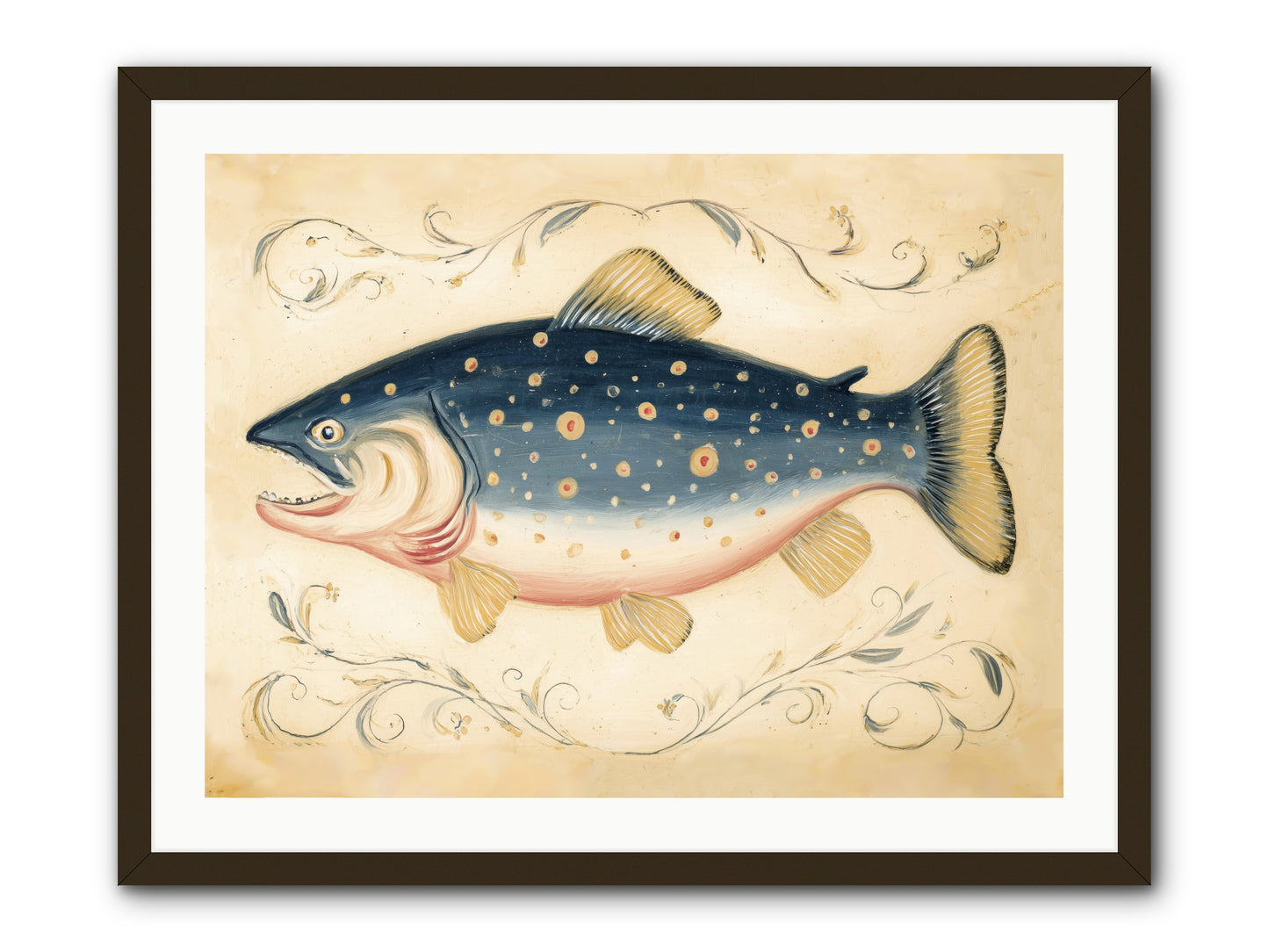 Coastal Drifter -- Framed Print - Black 32x24