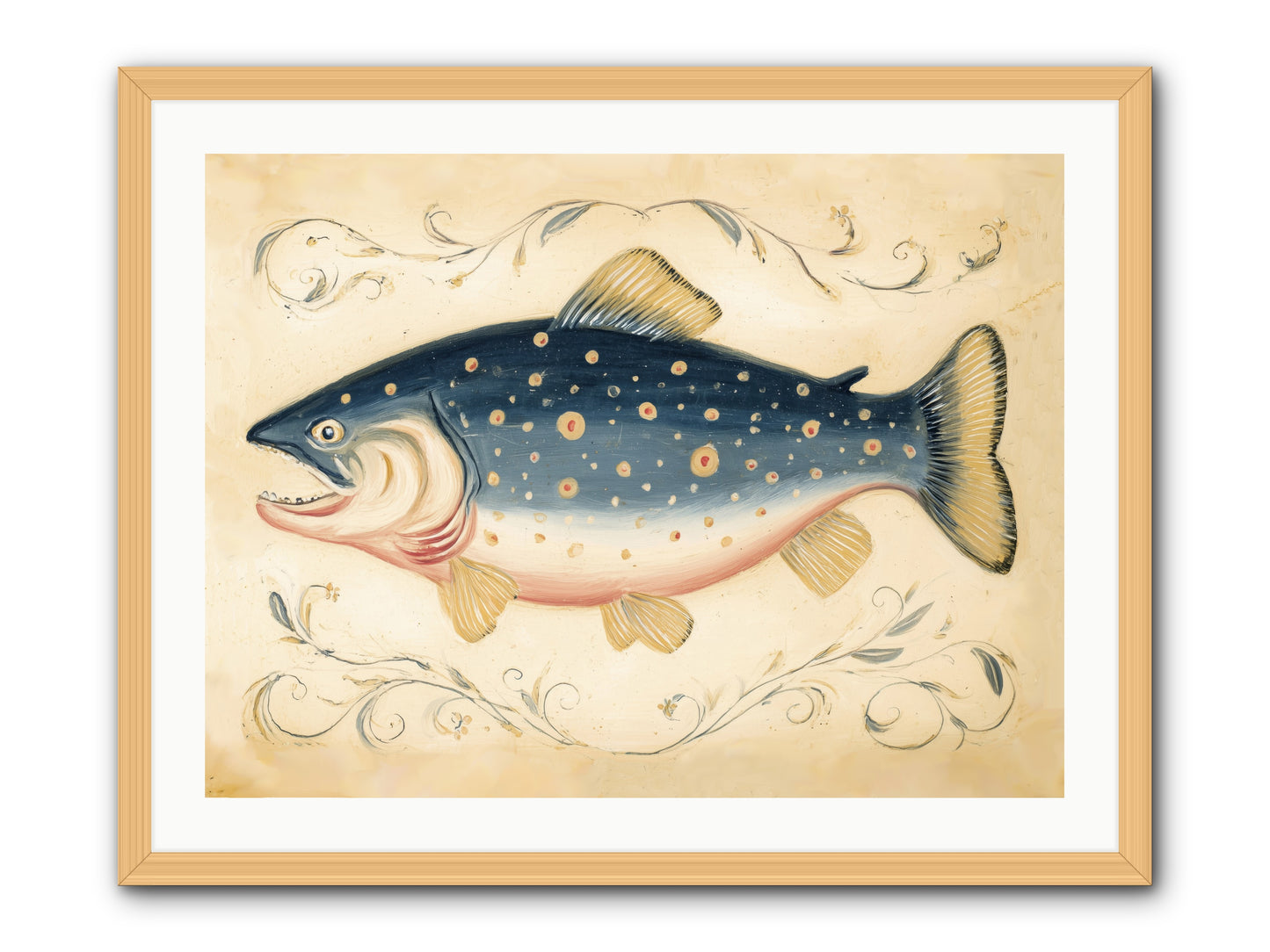 Coastal Drifter -- Framed Print - Natural 32x24