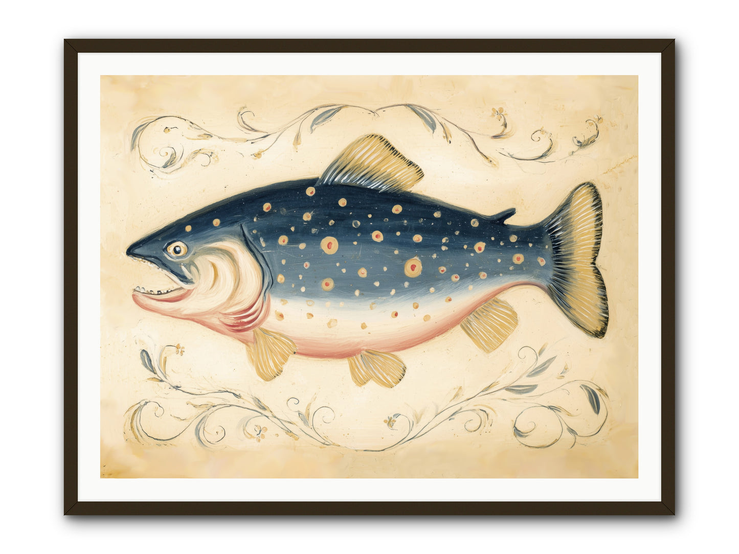 Coastal Drifter -- Framed Print - Black 48x36