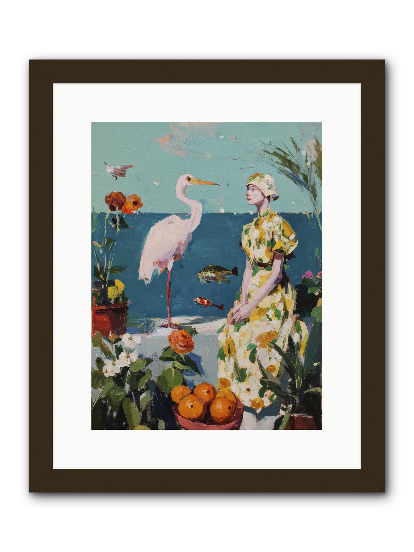 Coastal Etiquette -- Framed Print - Black 12x16