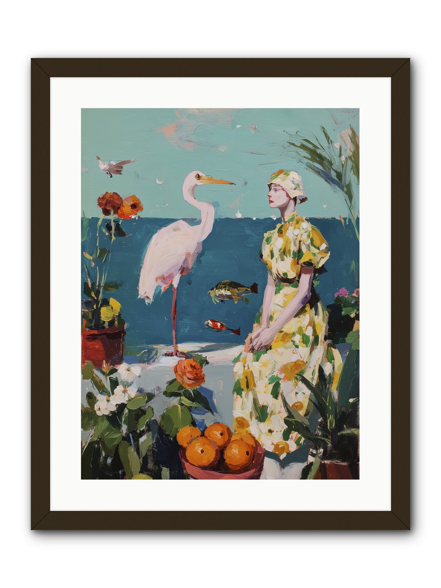Coastal Etiquette -- Framed Print - Black 18x24