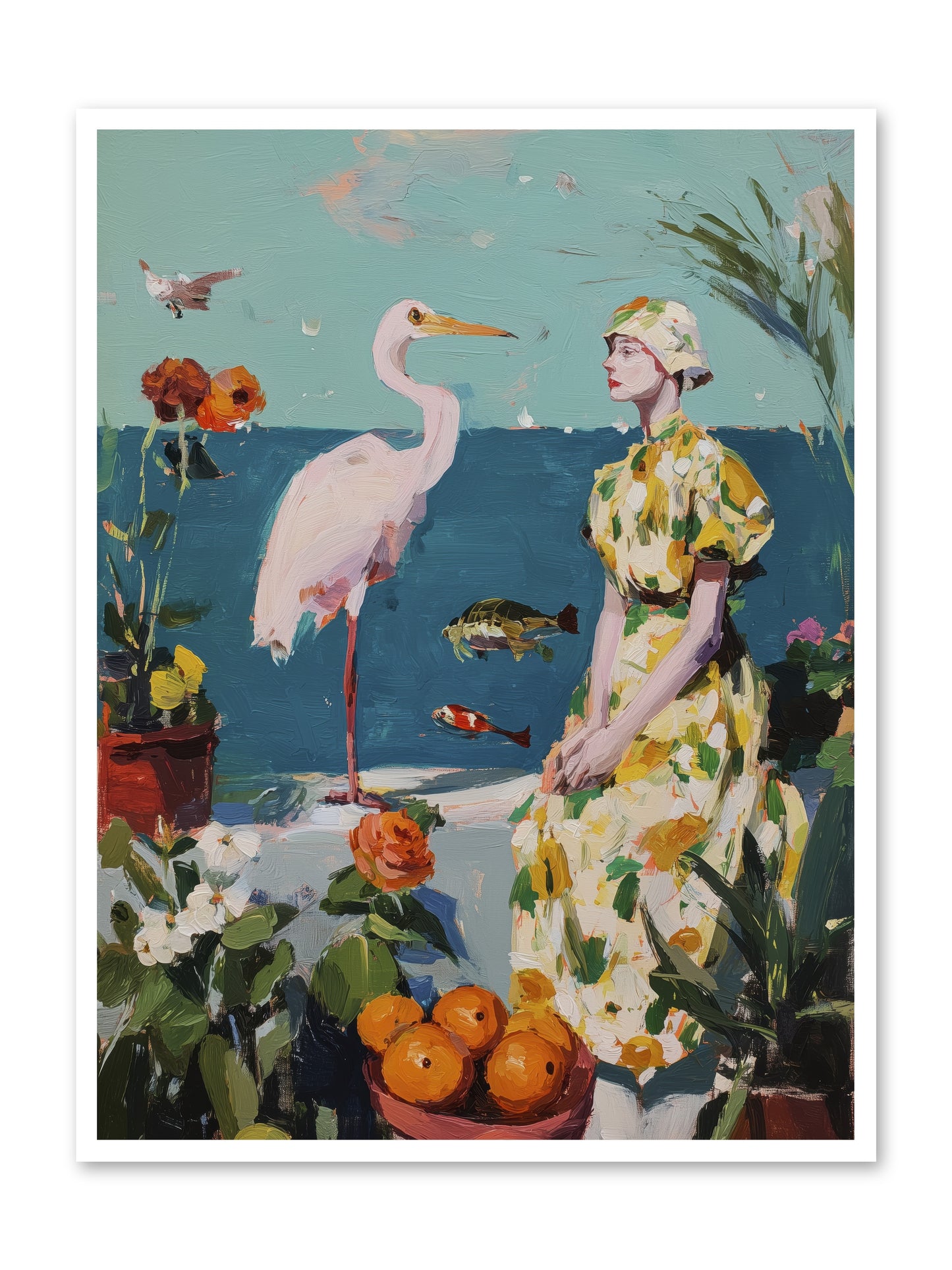 Coastal Etiquette -- Loose Canvas Print 36x48
