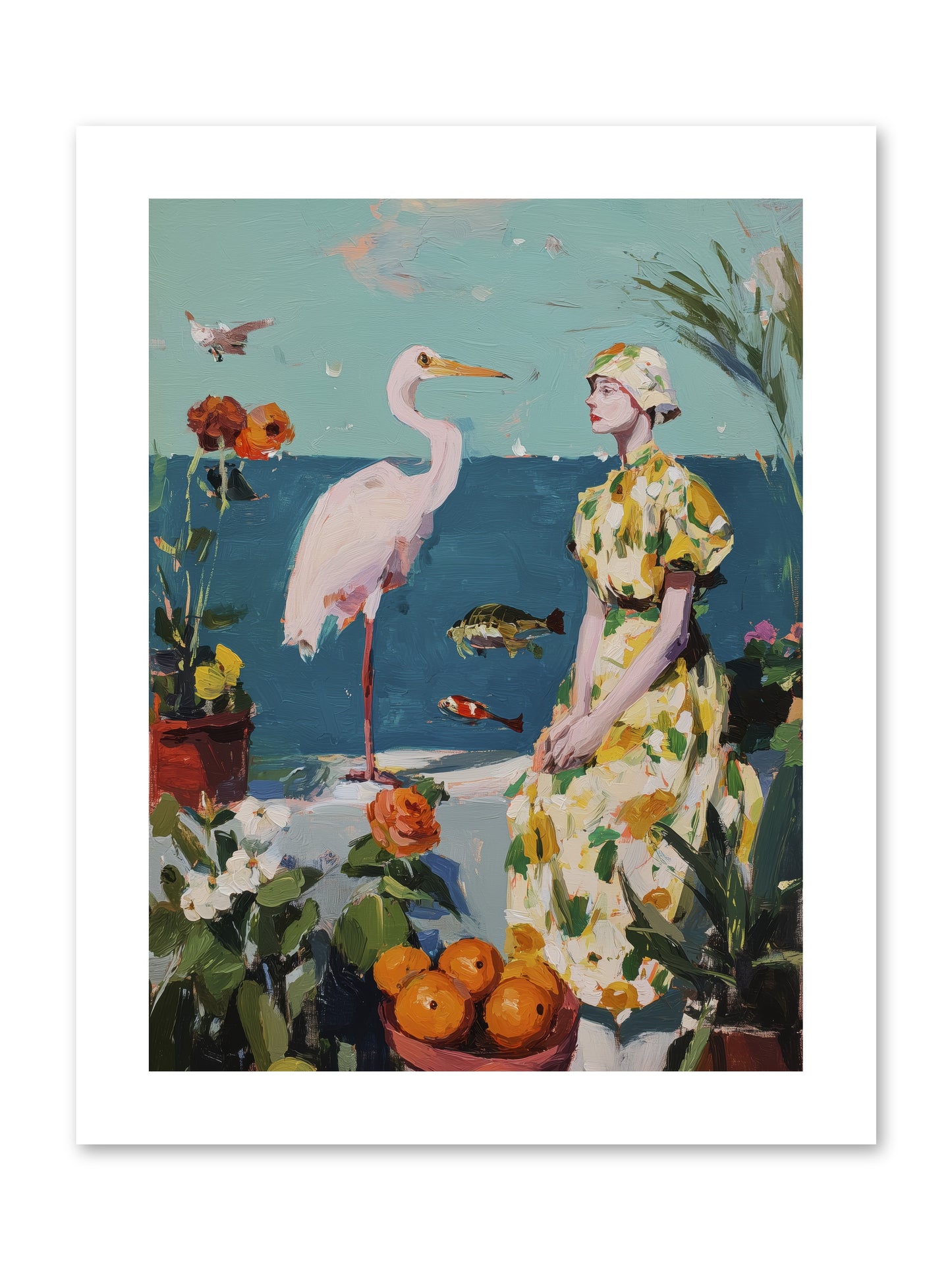 Coastal Etiquette -- Paper Print 9x12