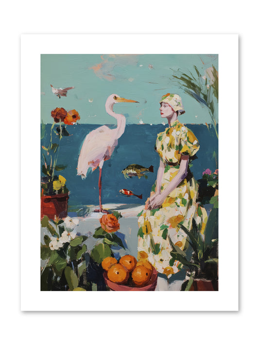 Coastal Etiquette -- Paper Print 9x12