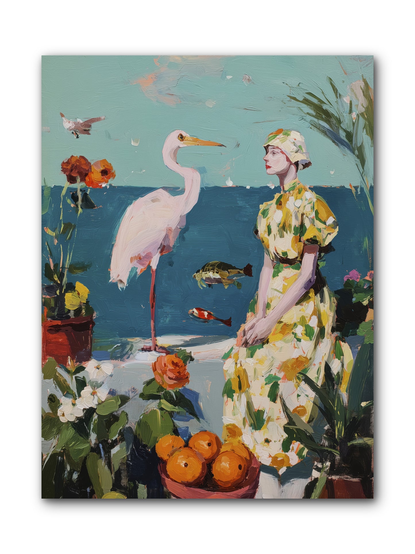 Coastal Etiquette -- Wrapped Canvas 9x12
