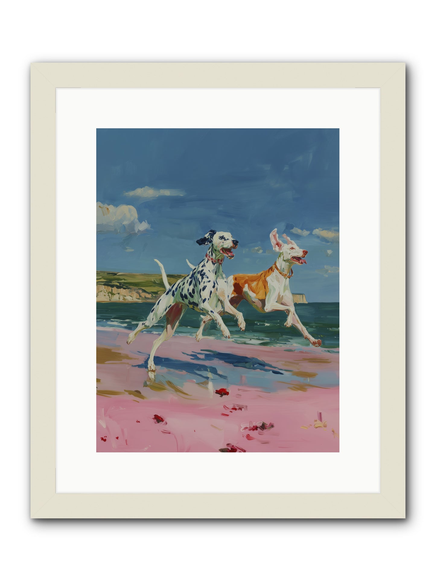 Coastal Outlaws -- Framed Print - White 12x16
