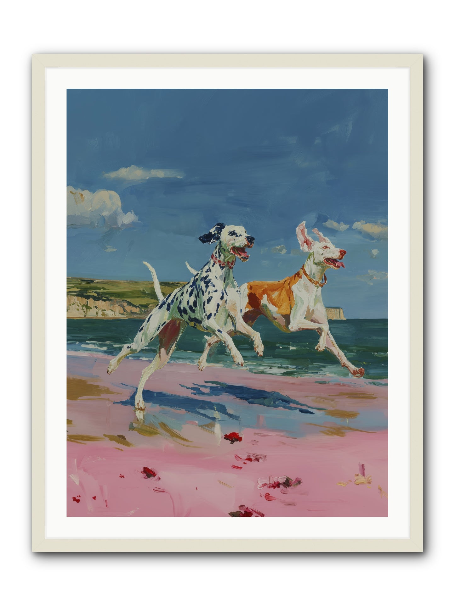 Coastal Outlaws -- Framed Print - White 30x40