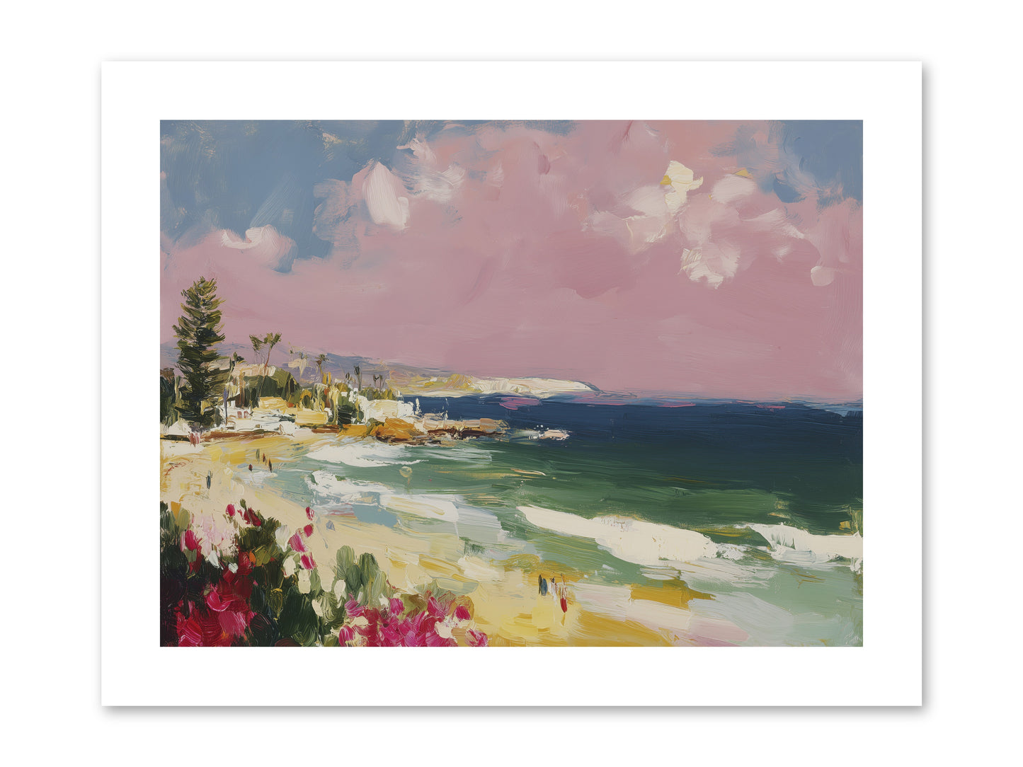 Coastal Wandering -- Paper Print 12x9