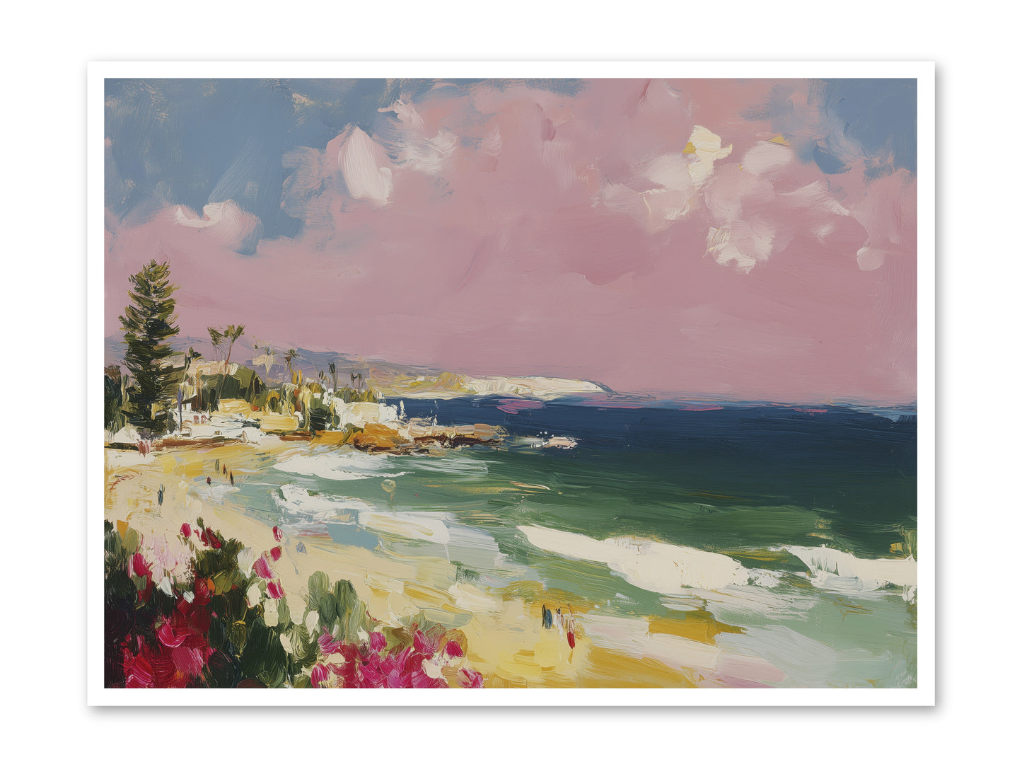 Coastal Wandering -- Loose Canvas Print 48x36
