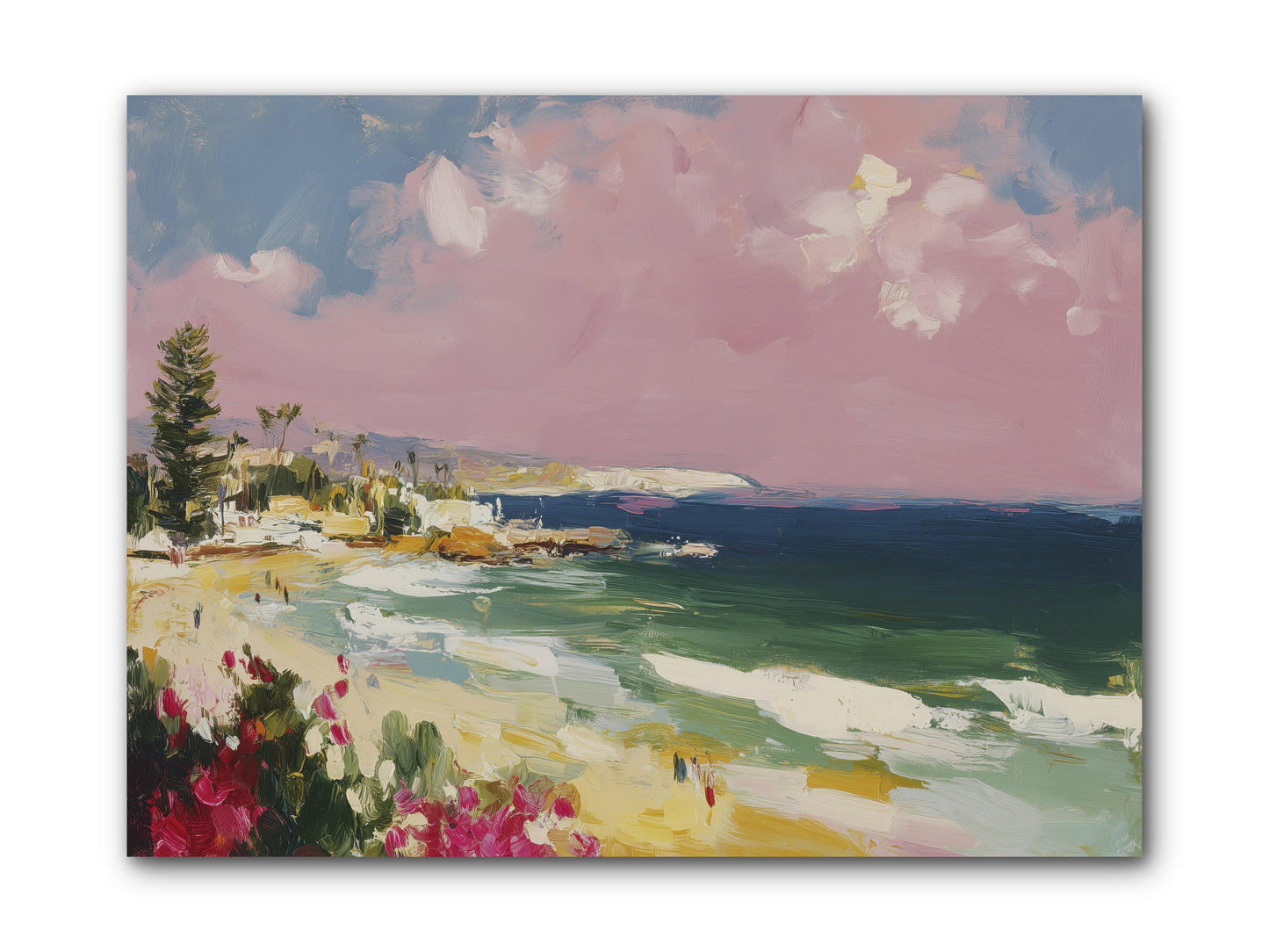Coastal Wandering -- Wrapped Canvas 12x9