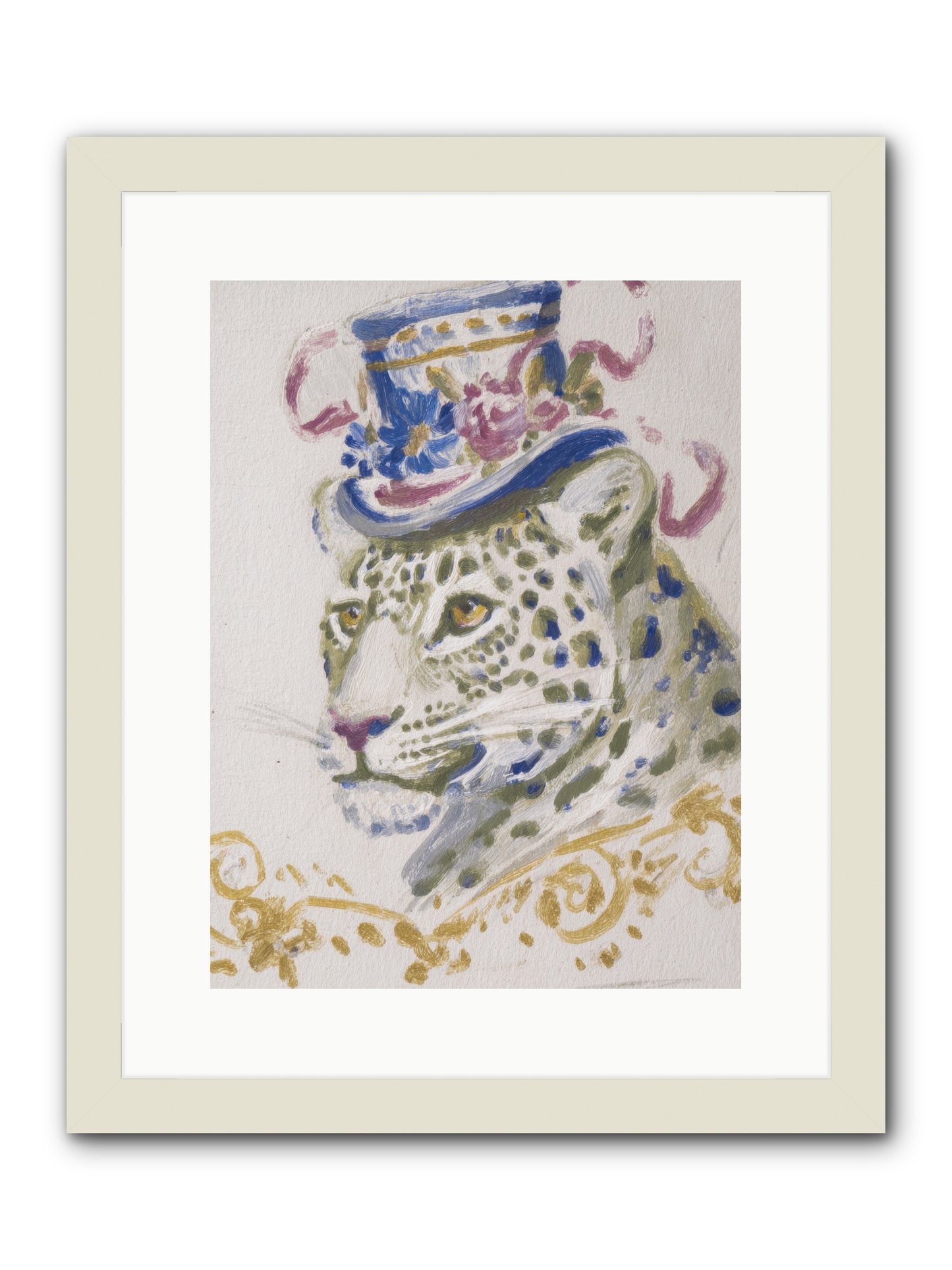 Cocktails at Velvet Oaks -- Framed Print - White 12x16