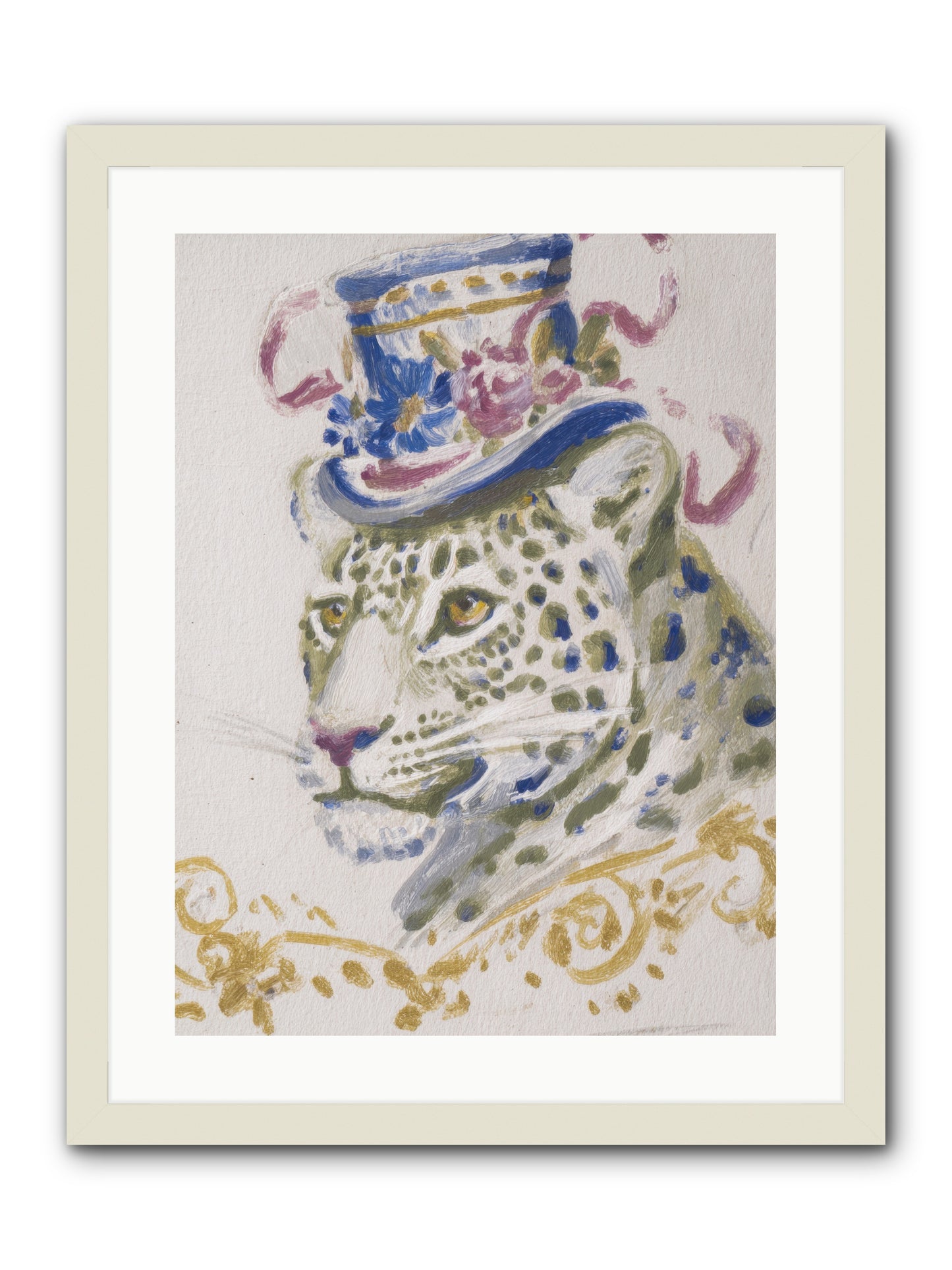 Cocktails at Velvet Oaks -- Framed Print - White 18x24