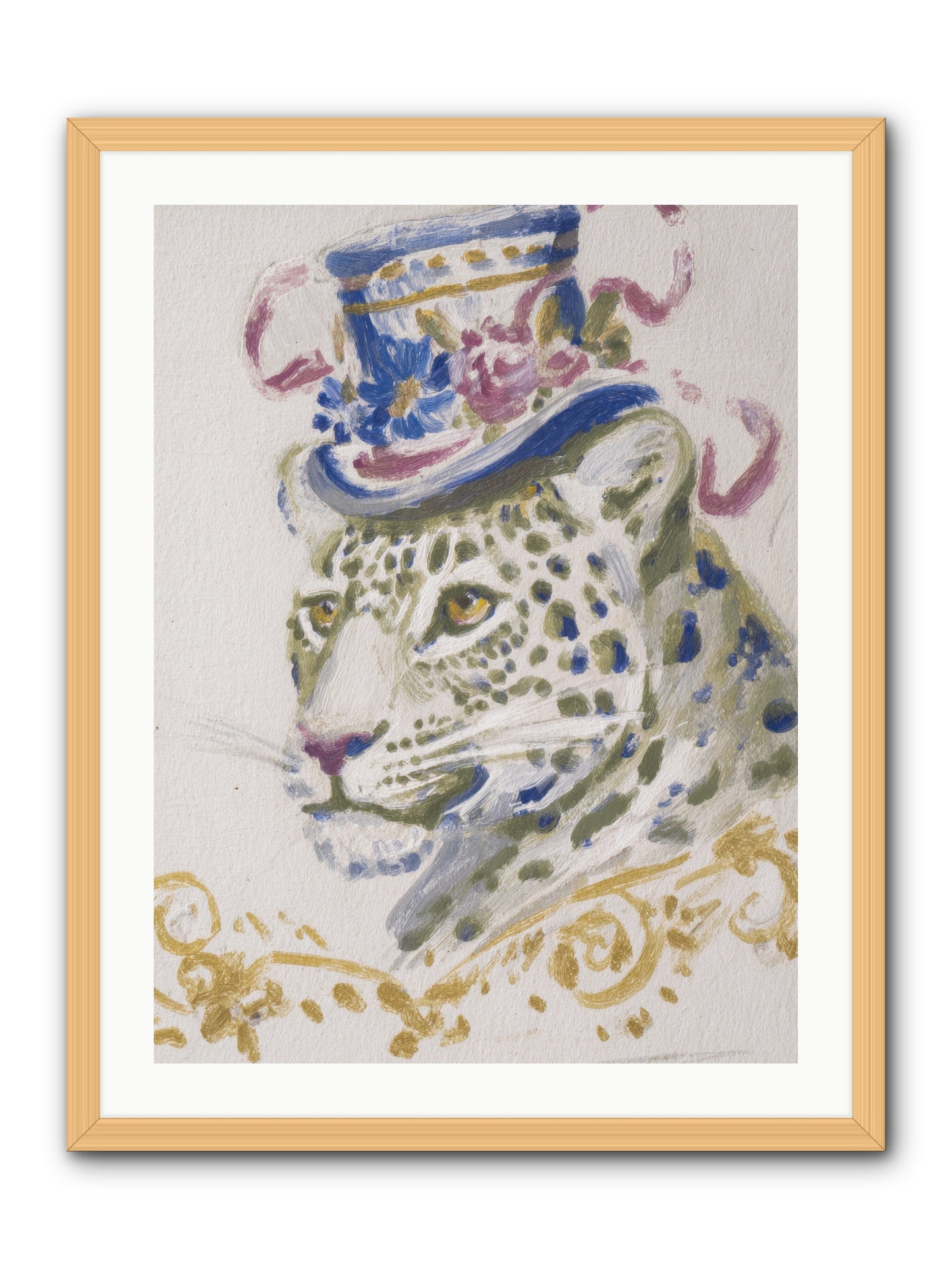 Cocktails at Velvet Oaks -- Framed Print - Natural 24x32
