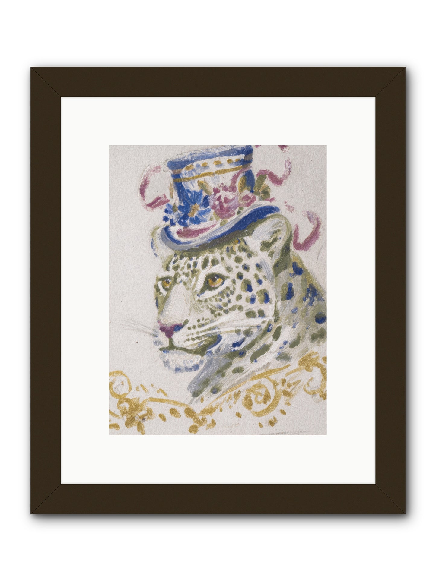 Cocktails at Velvet Oaks -- Framed Print - Black 9x12