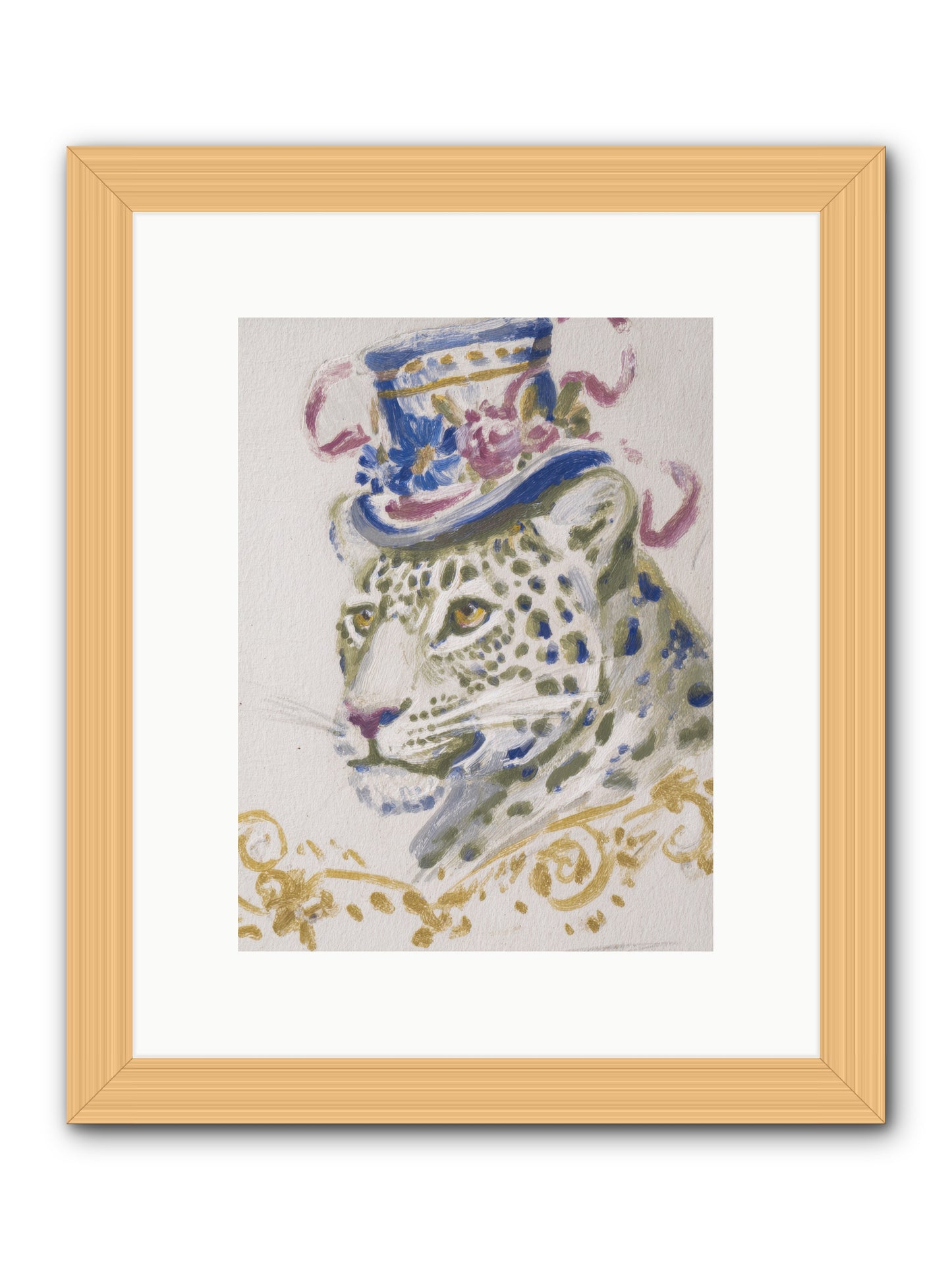 Cocktails at Velvet Oaks -- Framed Print - Natural 9x12