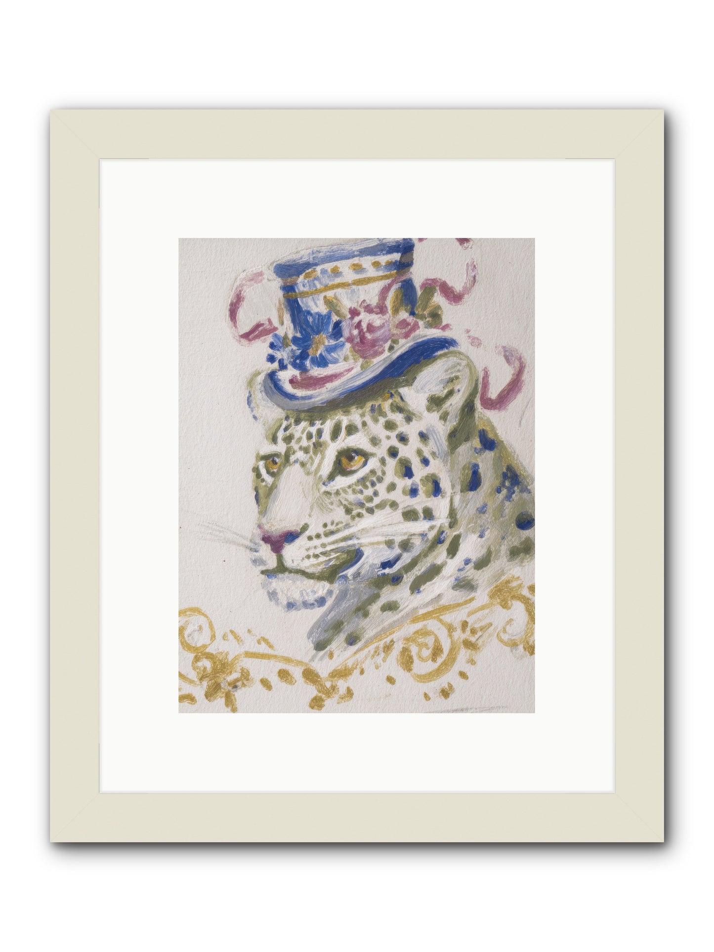 Cocktails at Velvet Oaks -- Framed Print - White 9x12