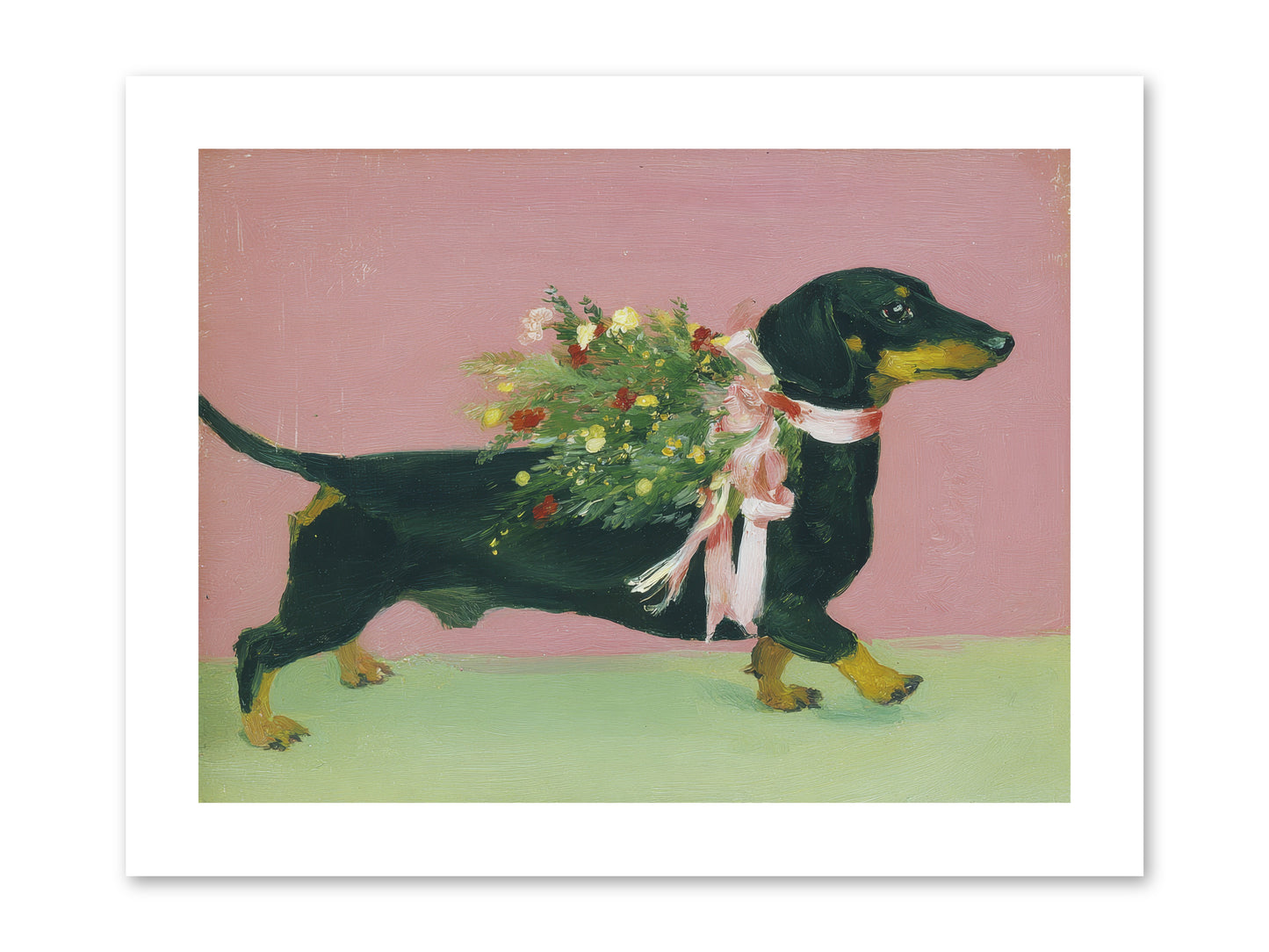 Cocoa Companion -- Loose Canvas Print 12x9