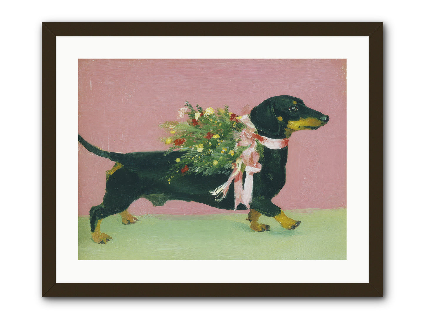 Cocoa Companion -- Framed Print - Black 24x18